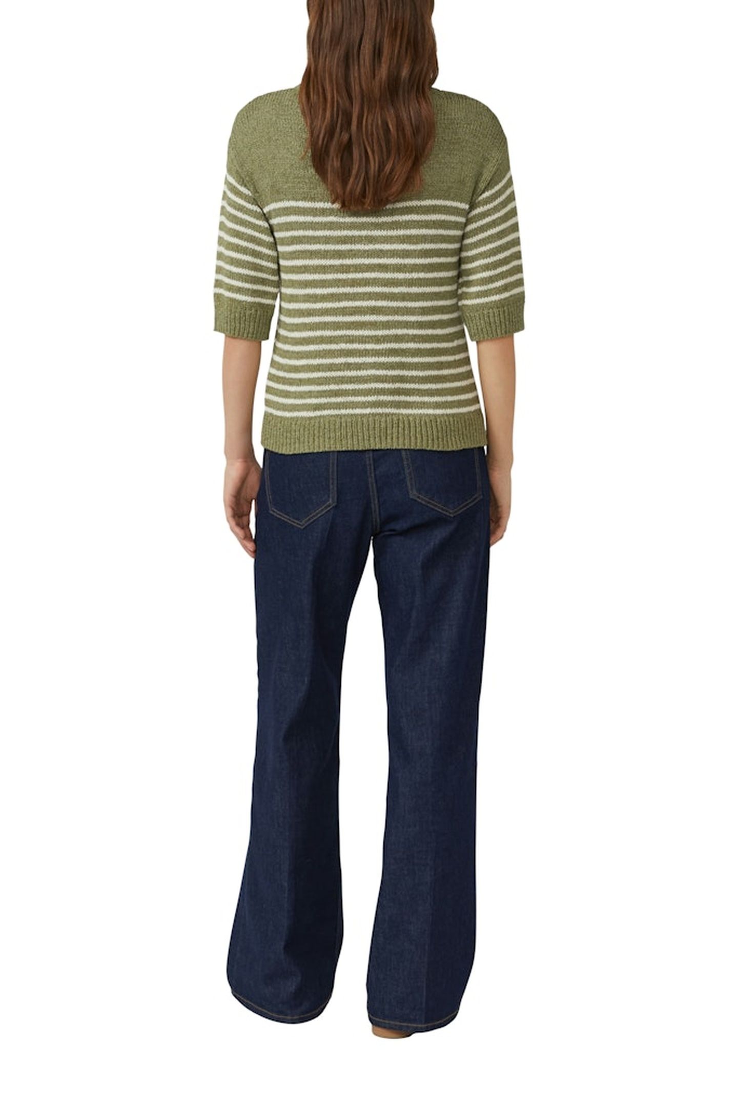 S.OLIVER PULLOVER SHORTSLEEVE DARK GREEN 3