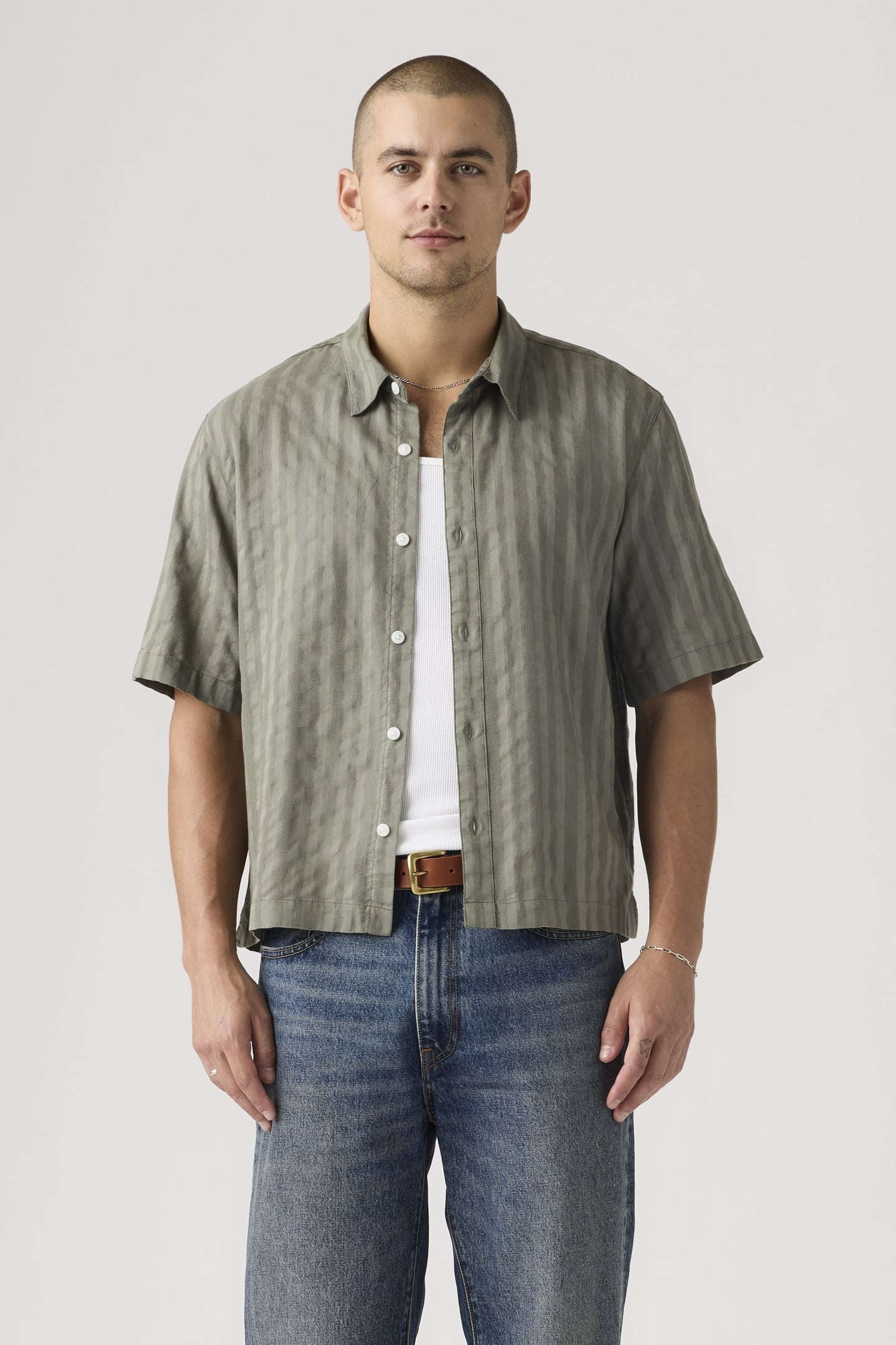 SHORT SLEEVE LAMA BOXY SHIRT 1