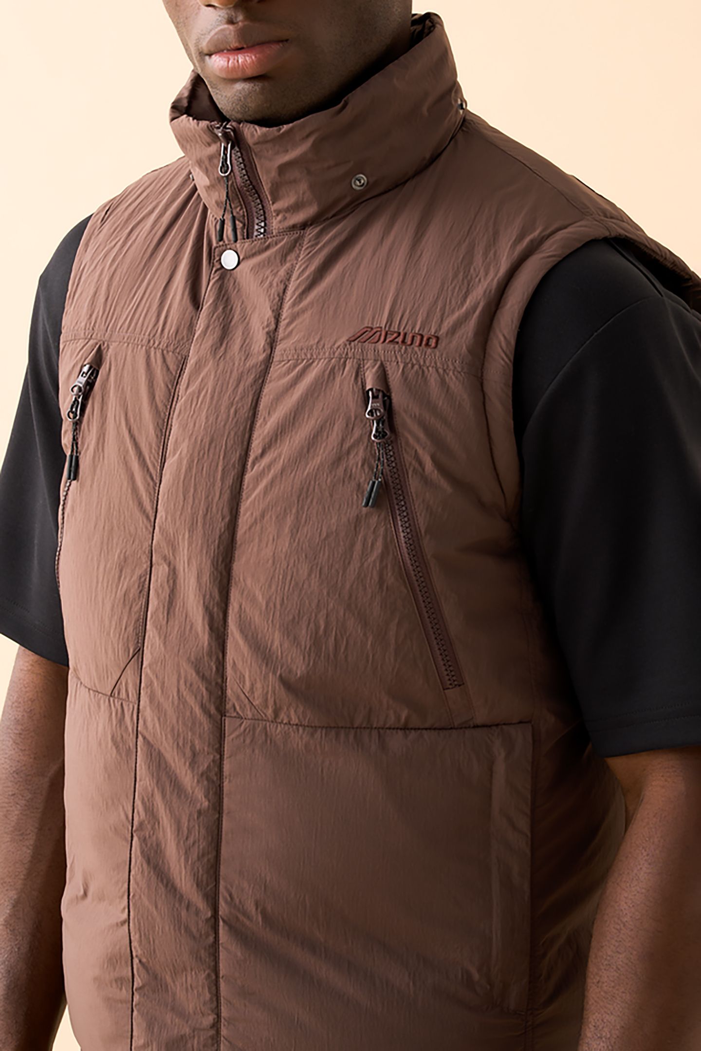 UNISEX SL BT DOWN VEST CHICORY COFFEE 4