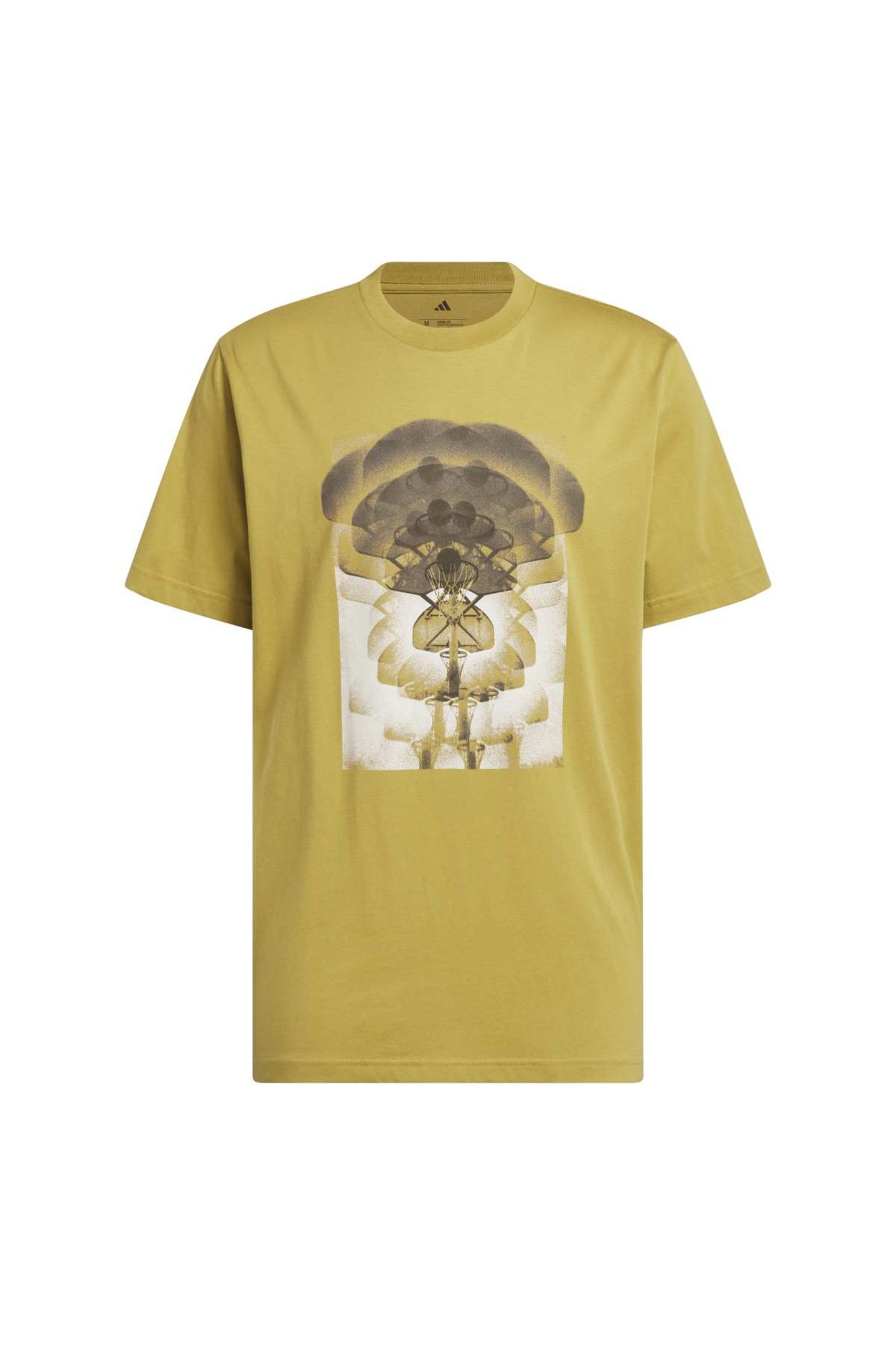UNISEX PERFORMANCE KALEIDOSCOPE HOOP GRAPHIC T-SHIRT SAND GR 5