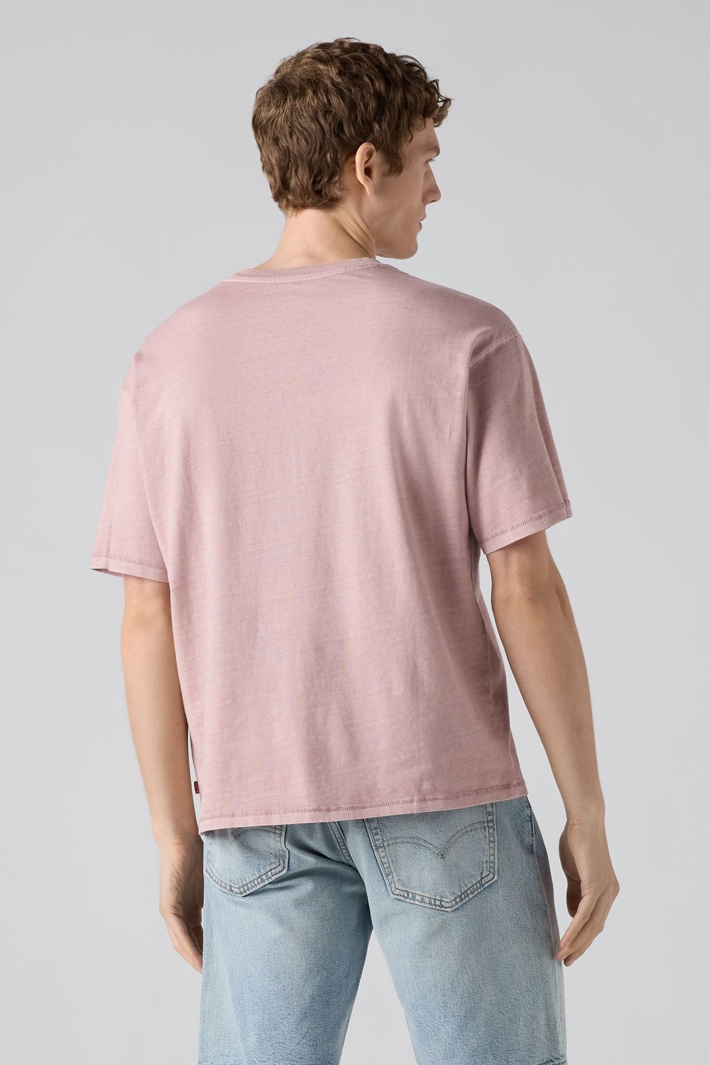 BOXY SS TEE GRUNGE WASH WOODROSE 3