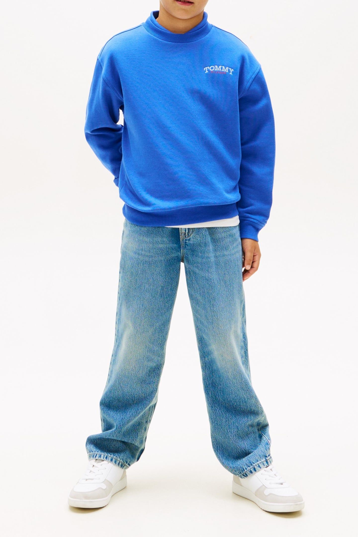 BOYS MONOTYPE GRAPHIC SWEATSHIRT EMPIRE BLUE 2