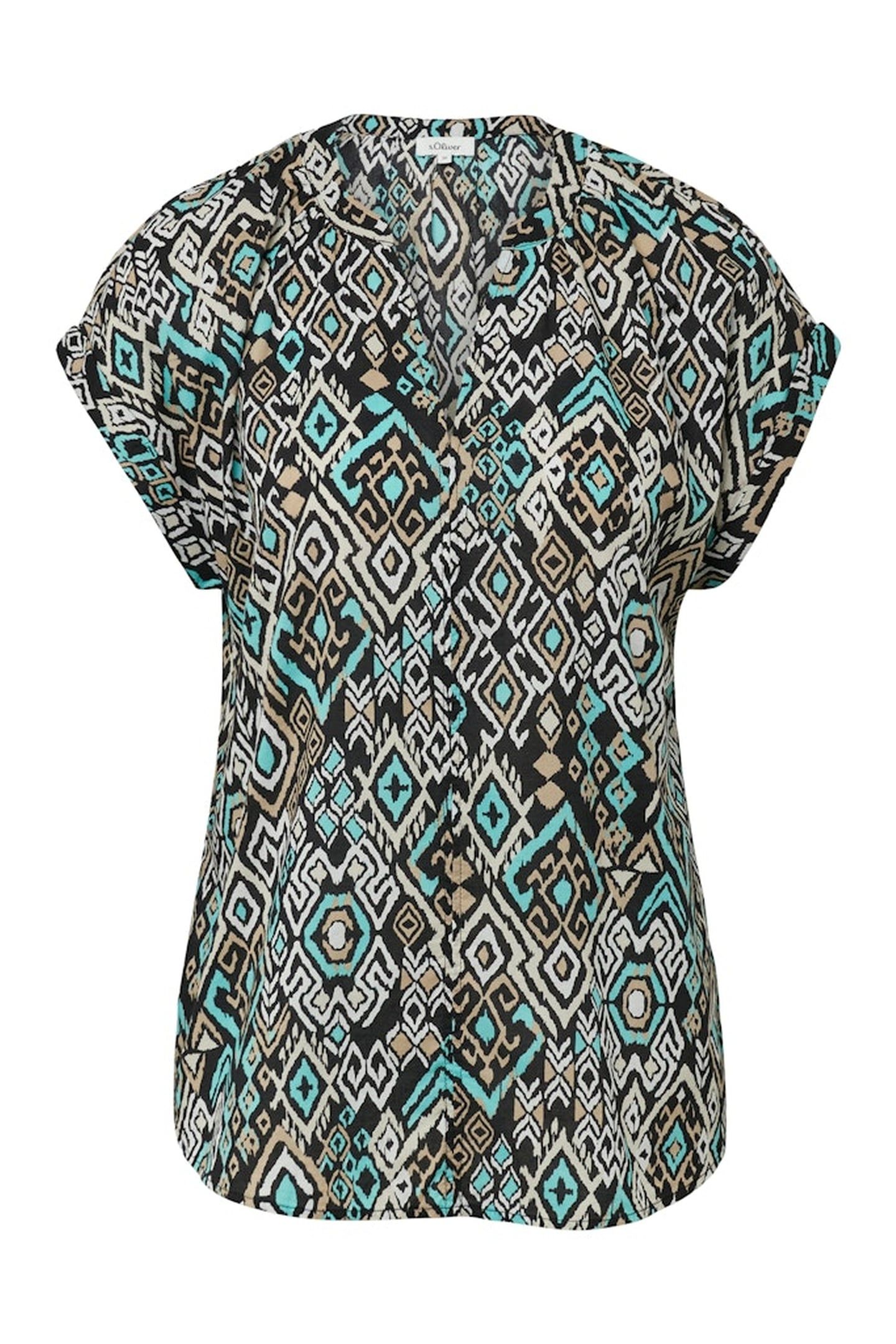 S.OLIVER BLOUSES BLACK 4