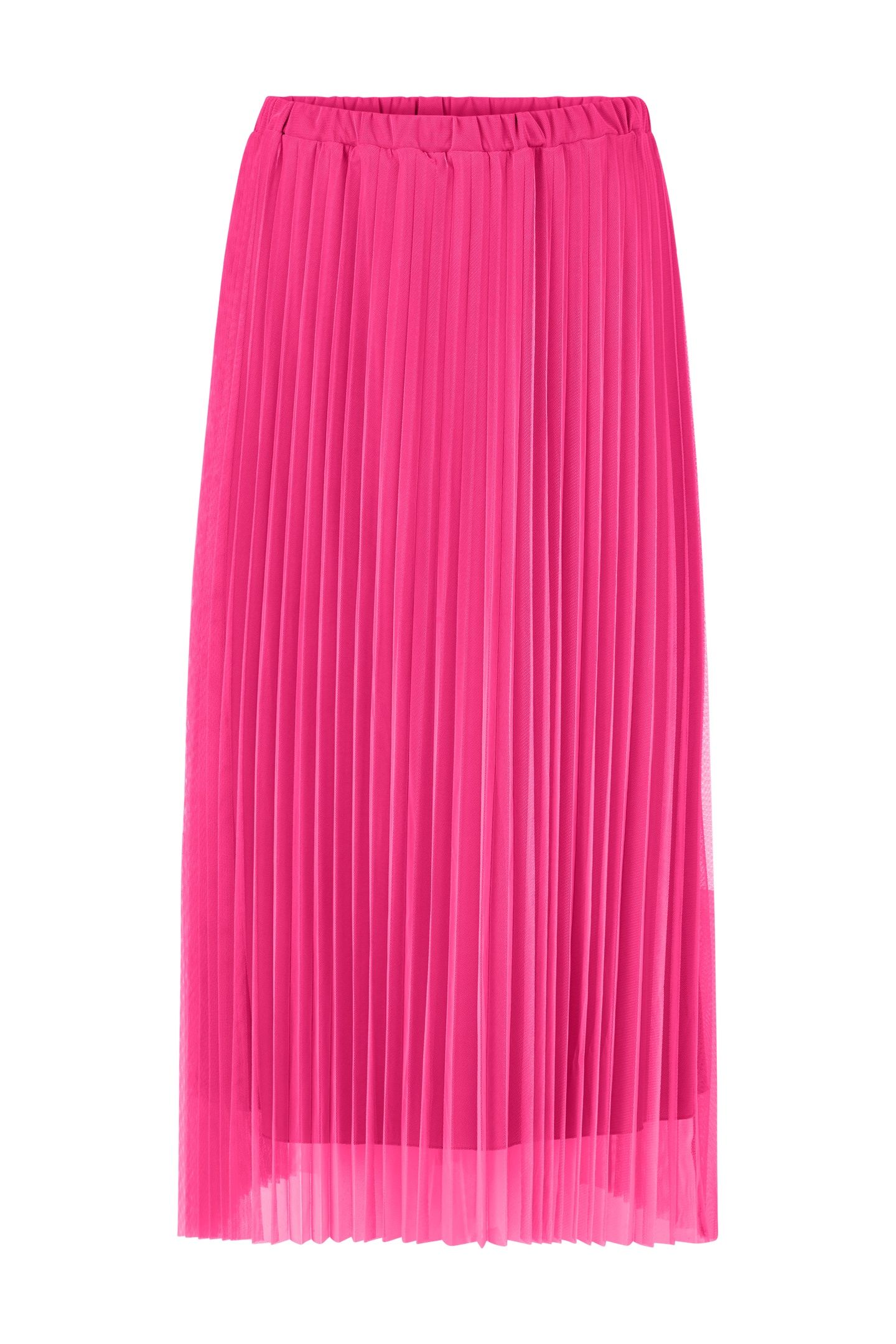 TULLE PLISSE SKIRT RASPBERRY PINK 3
