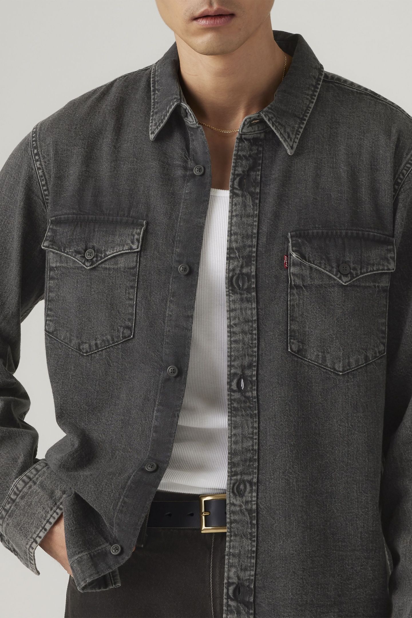 RELAXED FIT WESTERN SHIRT 3