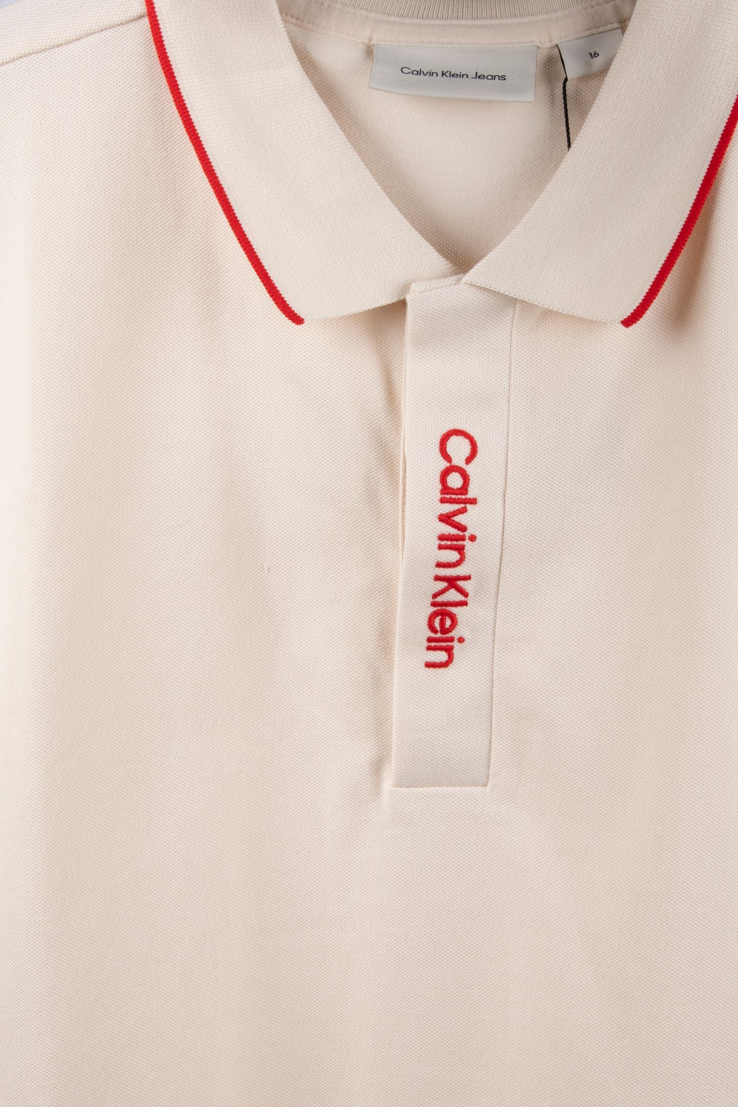 BOYS EMBROIDERY CK LOGO PIQUE POLO WHITECAP GRAY 4