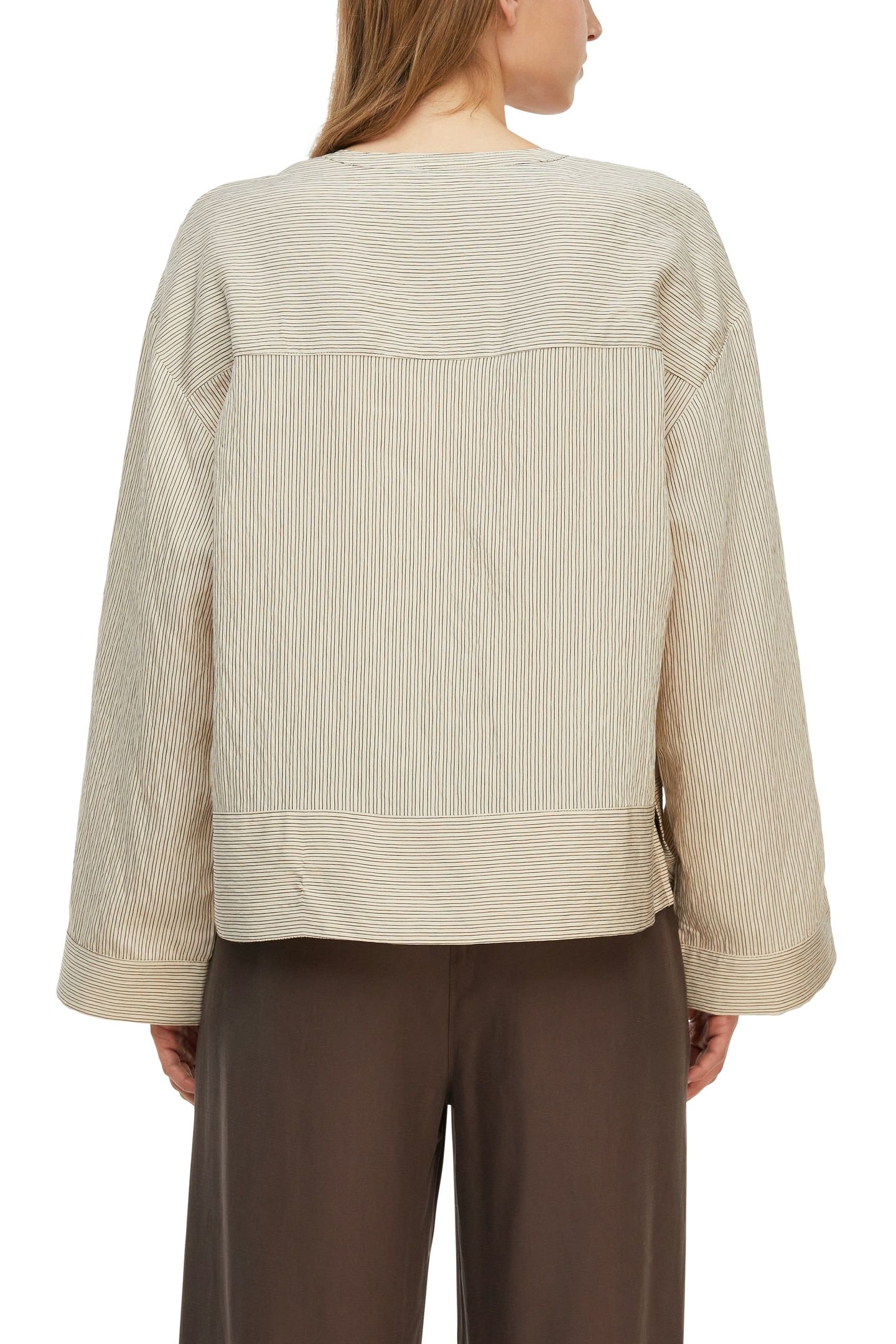 COMMA BLOUSES GREY/BLACK 3