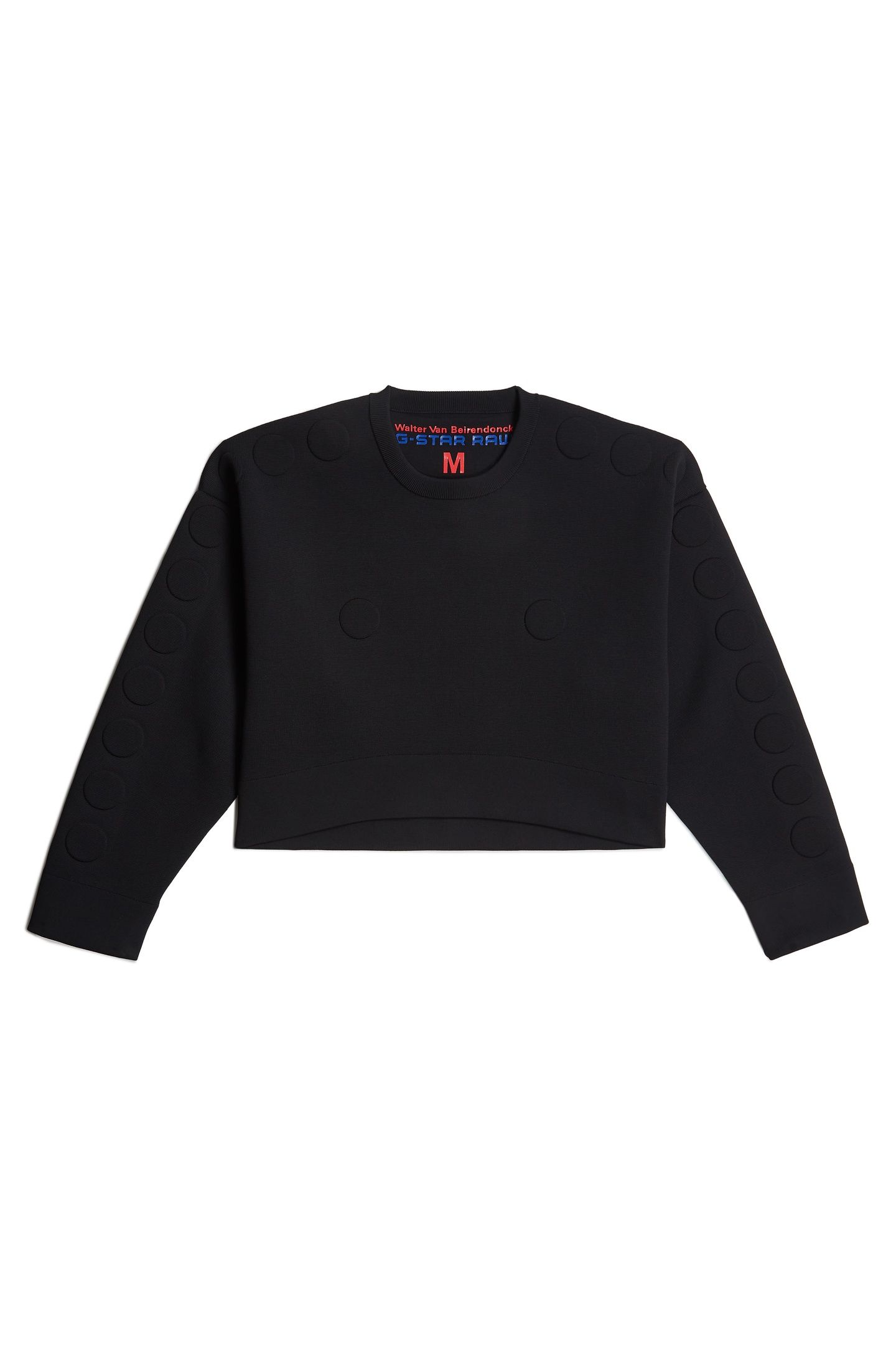 GSXWVB OVERSIZED SHORT SWEAT KNIT BLACK 5