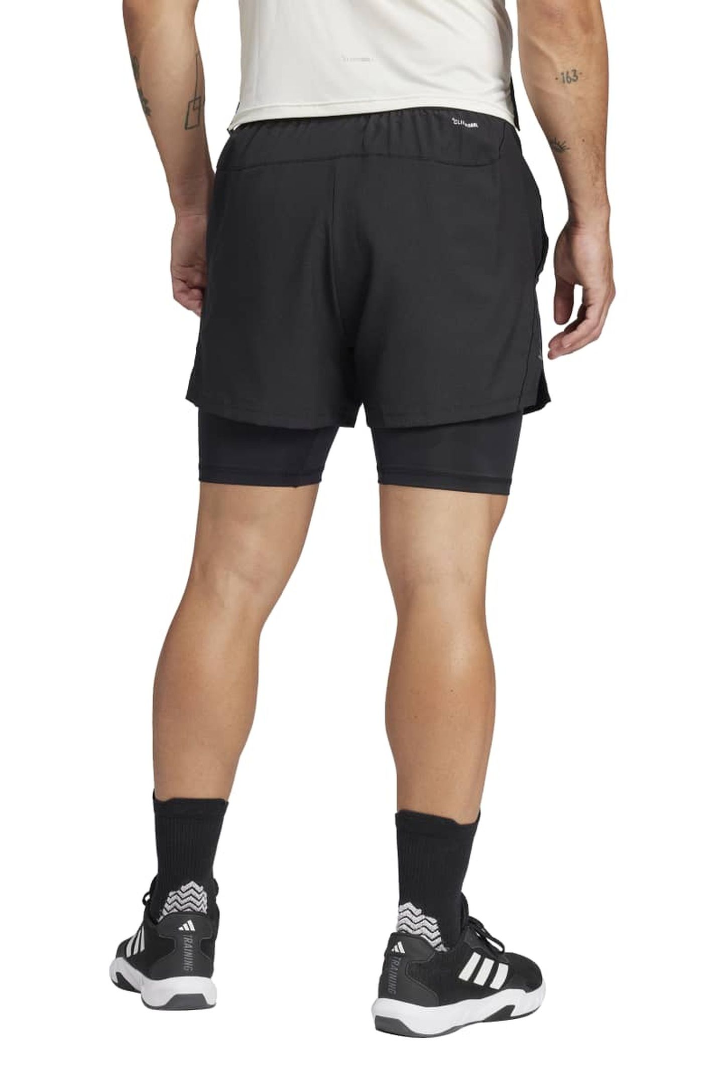 UNISEX PERFORMANCE GYM+ 2IN1 SHORTS BLACK 2