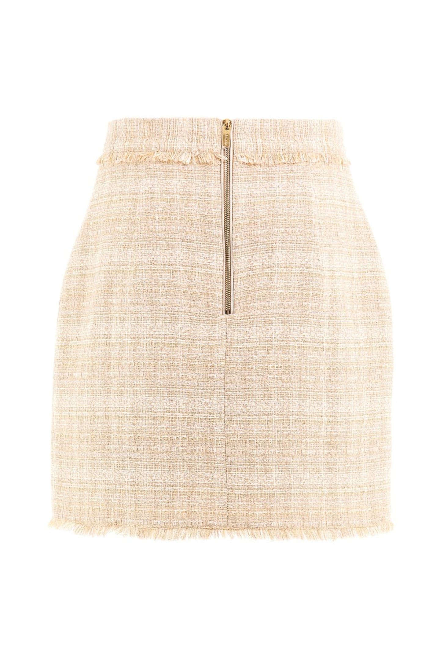 CLAUDIA MINI SKIRT VELVET TAUPE LUX TWE 6