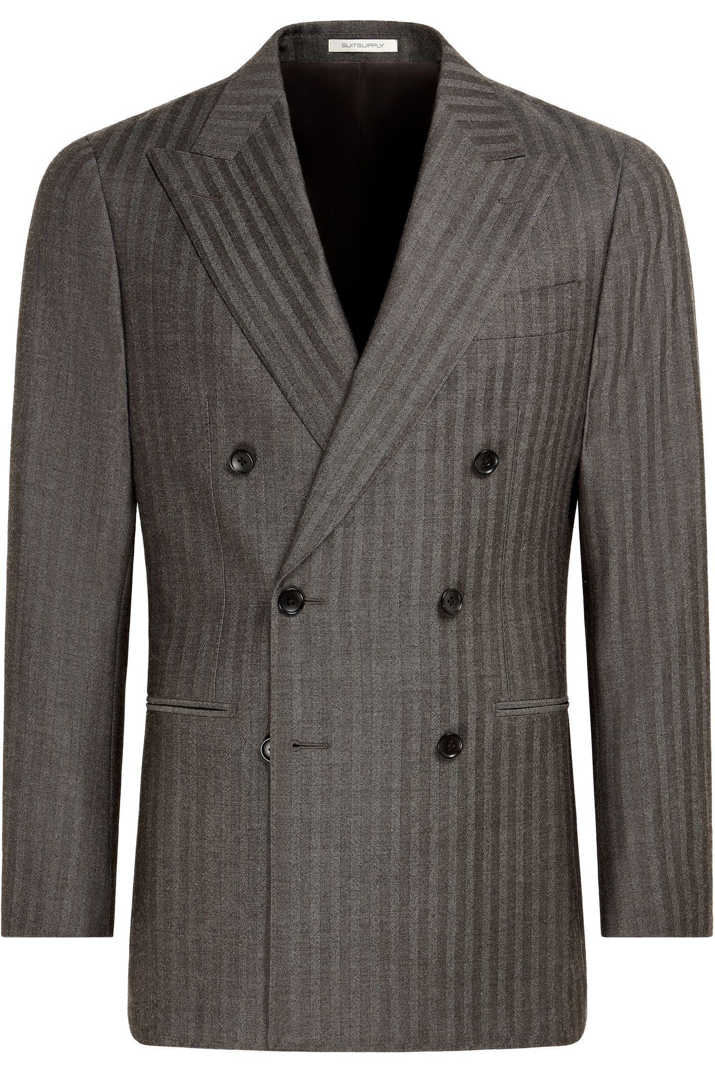 SUIT-DK BROWN NESTED SUITS TAUPE 7