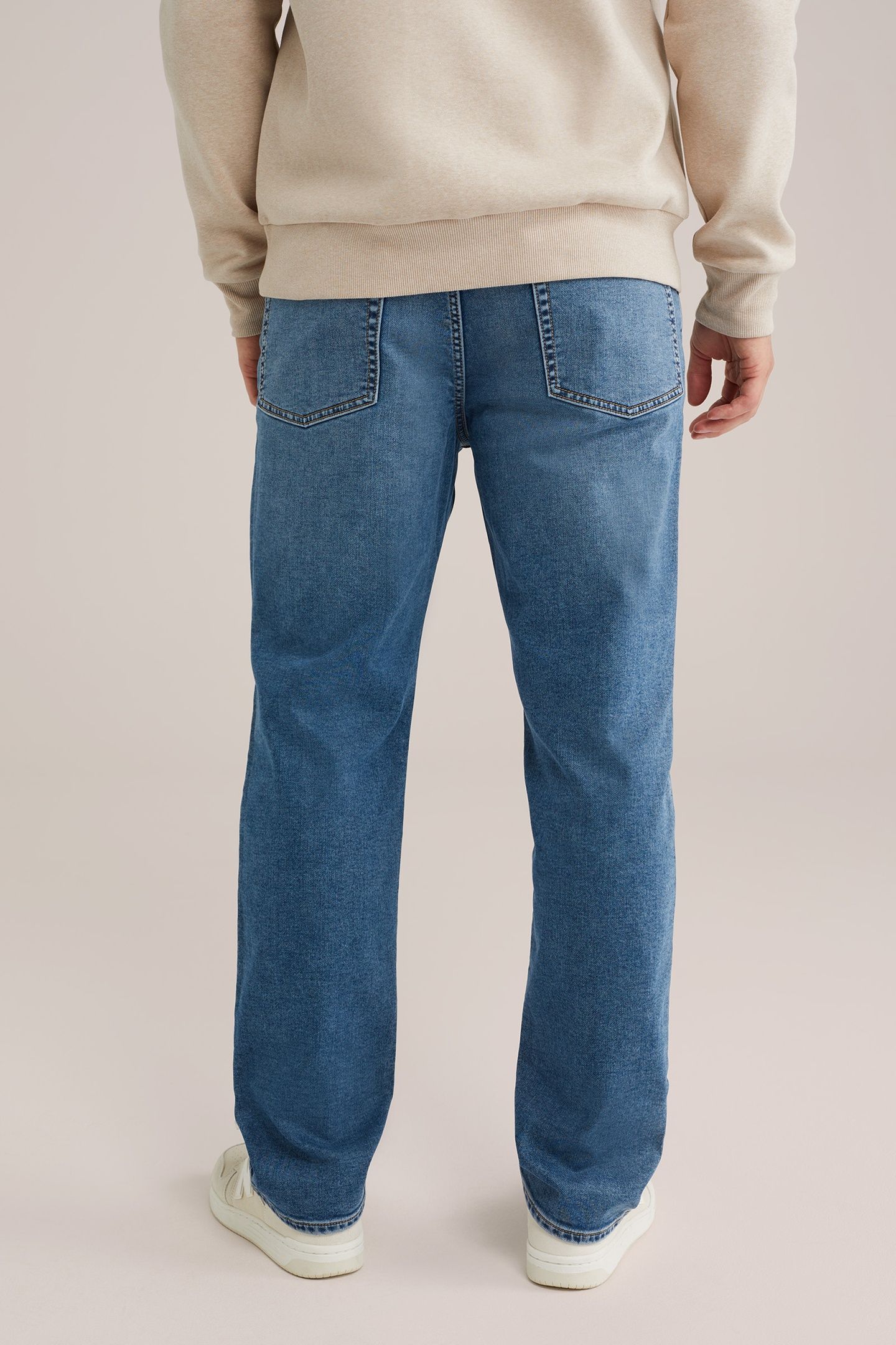 5-POCKET MID WAIST BLUE 3
