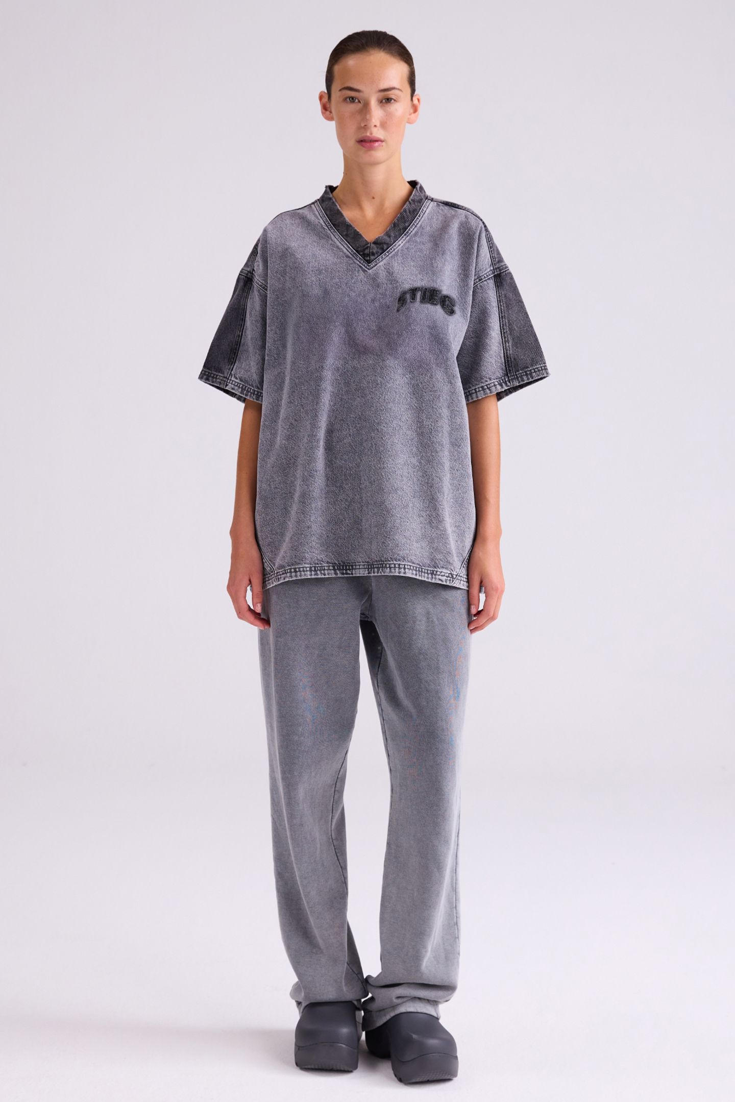 ZAPHIRA OVERSIZED T-SHIRT GREY 1