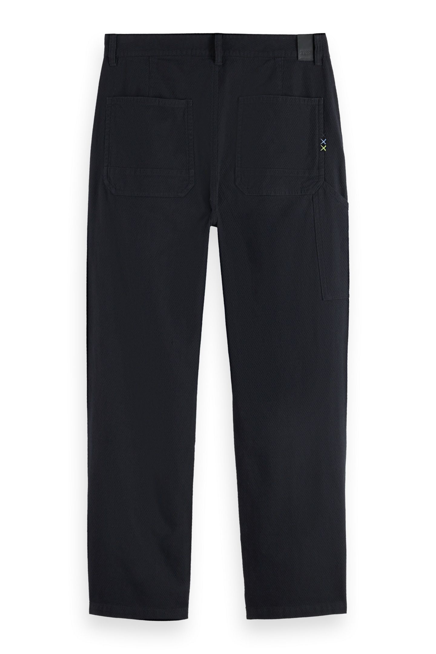 THE VERVE - STRUCTURED COTTON CARPENTER PANT CHARCOAL ART 2