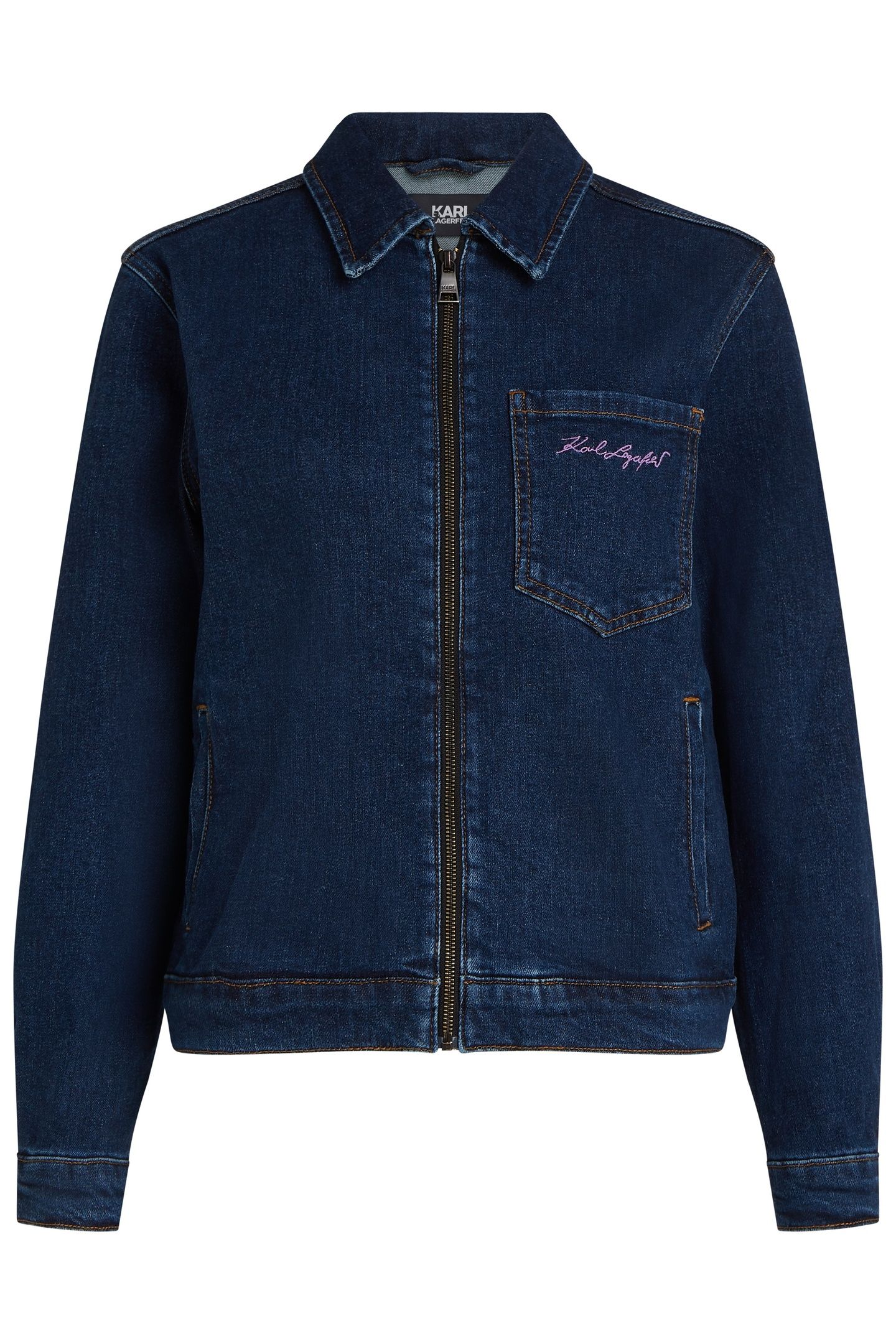 ESSENTIAL DENIM JACKET DARK BLUE DENIM 1