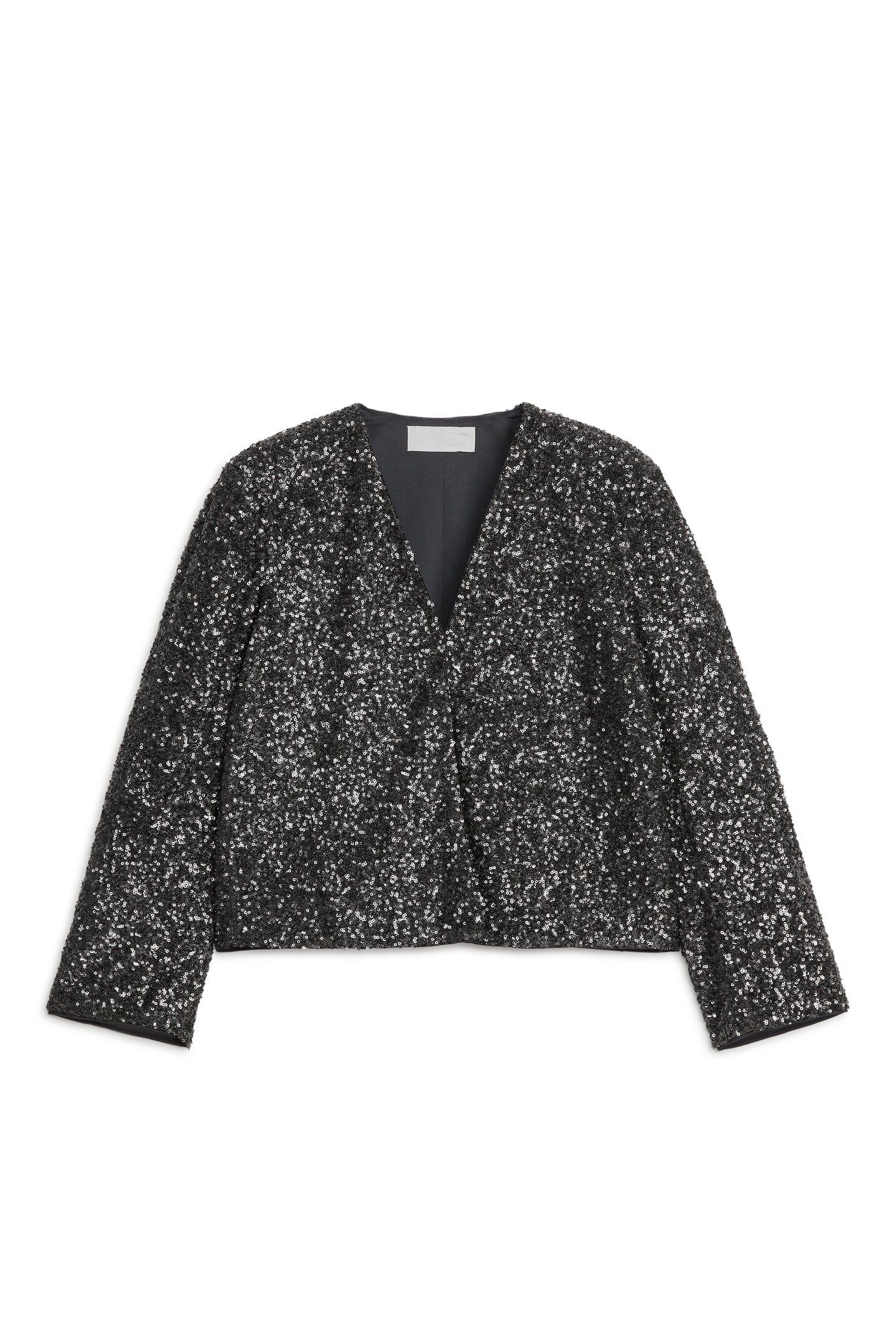 DUSTY SEQUIN JACKET GREY 3