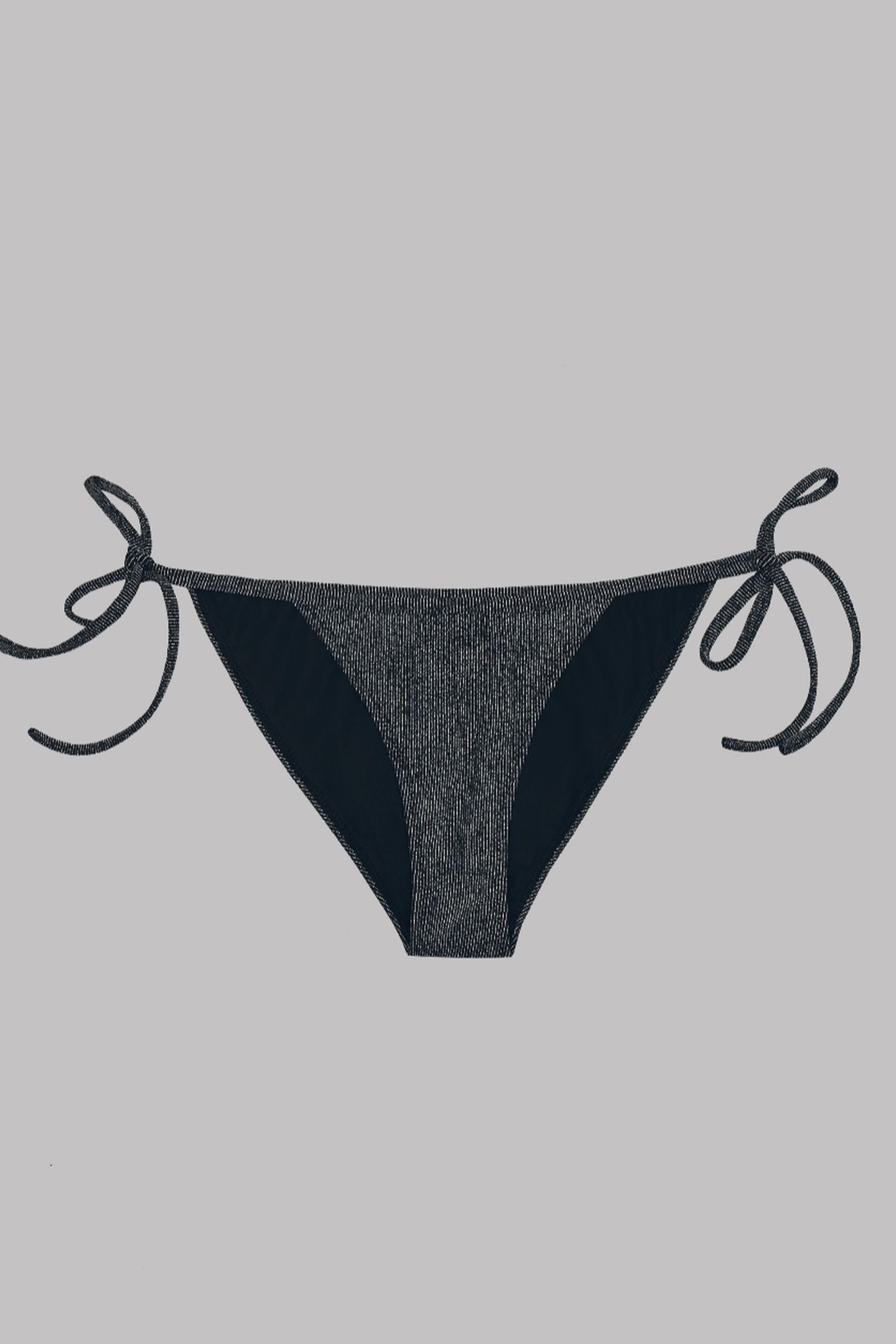 THE BLACK SPARKLY BIKINI BOTTOM 1