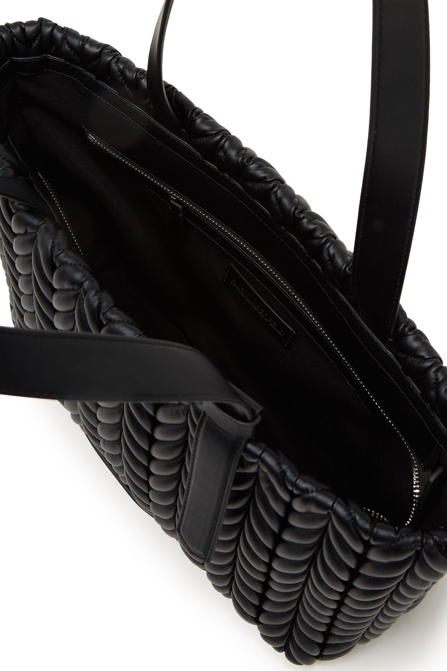 K/WEAVE MEDIUM TOTE BLACK-NICKEL 5
