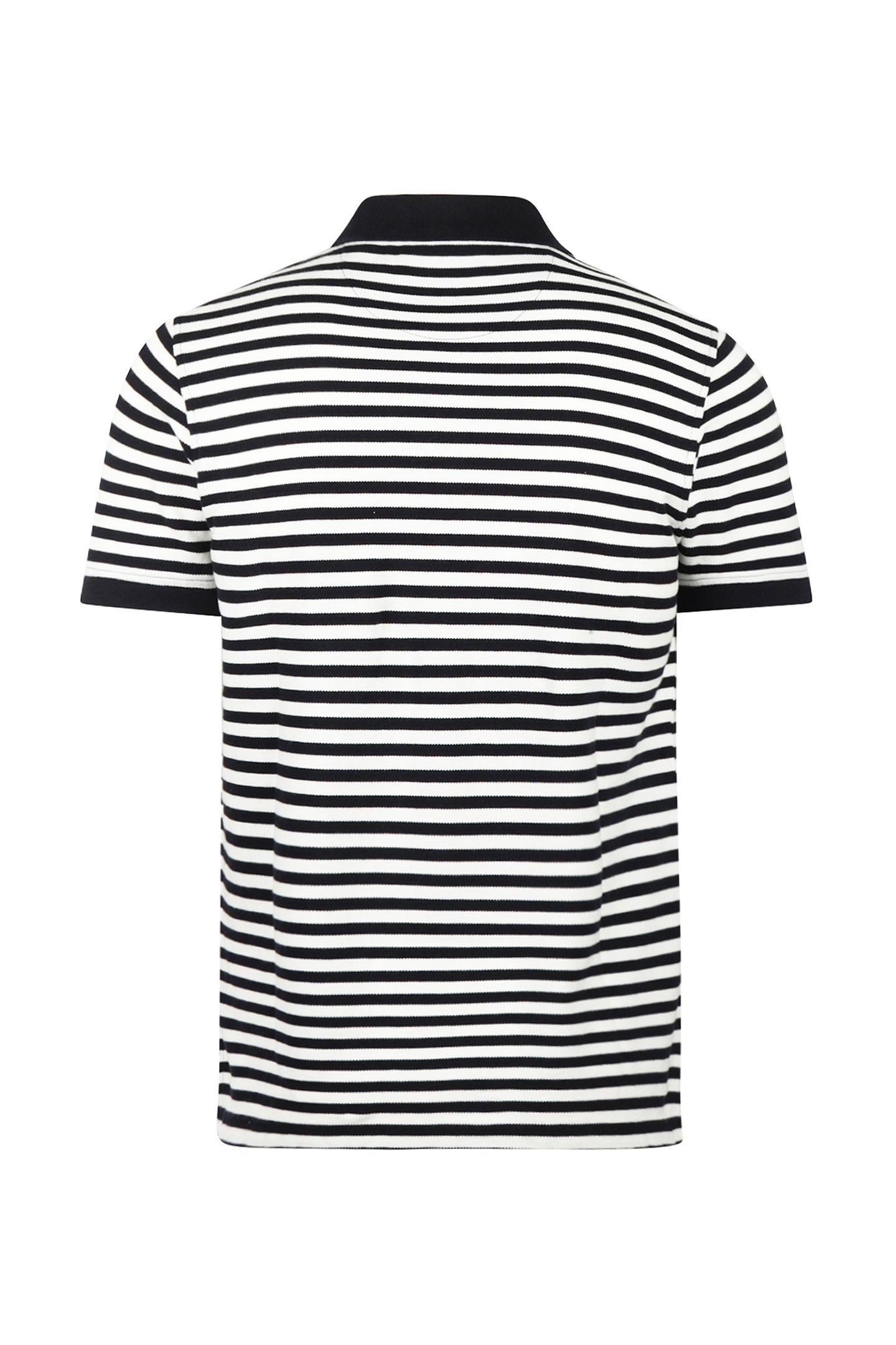 PIQUE STRIPE POLO OFF WHITE 4