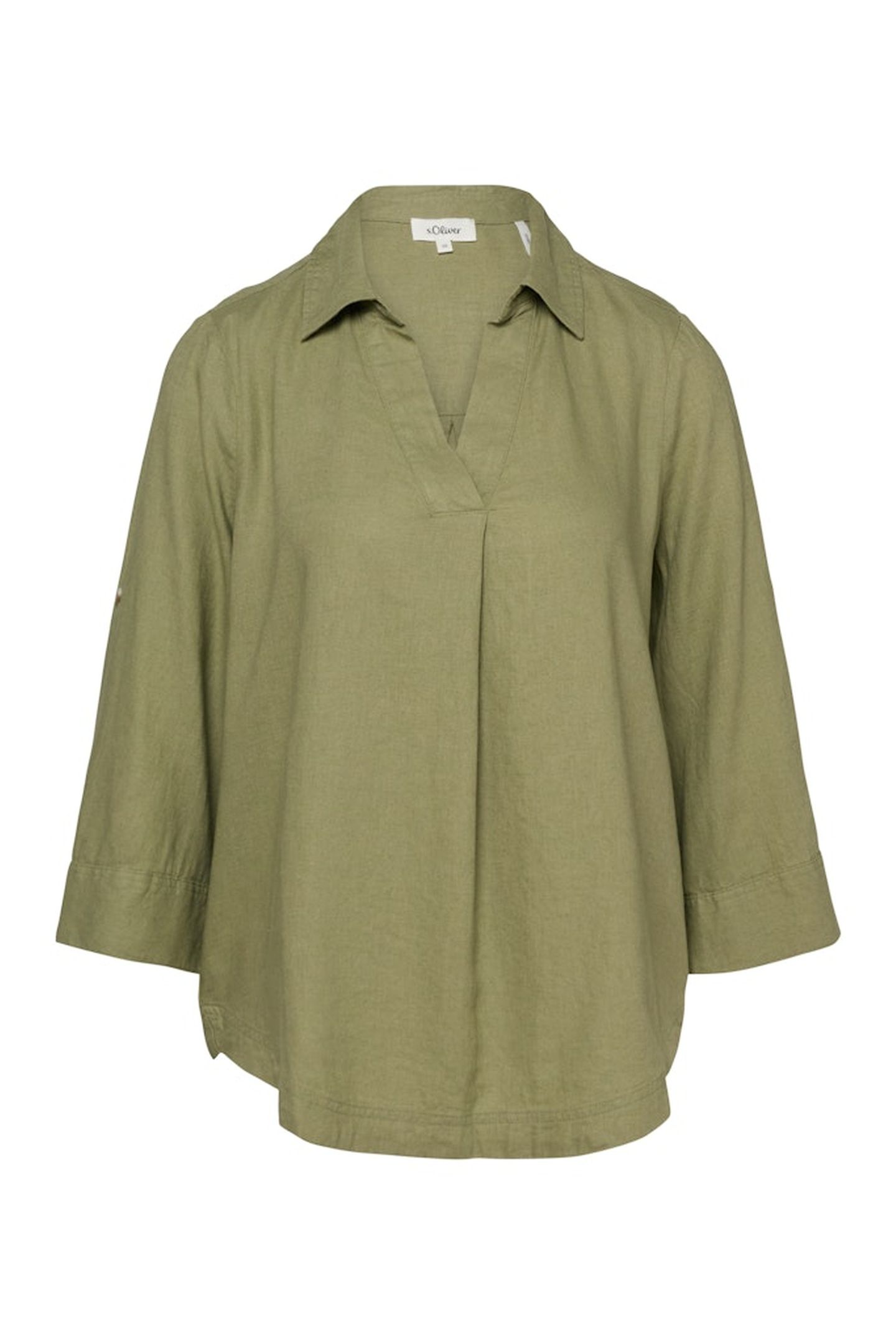 S.OLIVER BLOUSES DARK GREEN 4