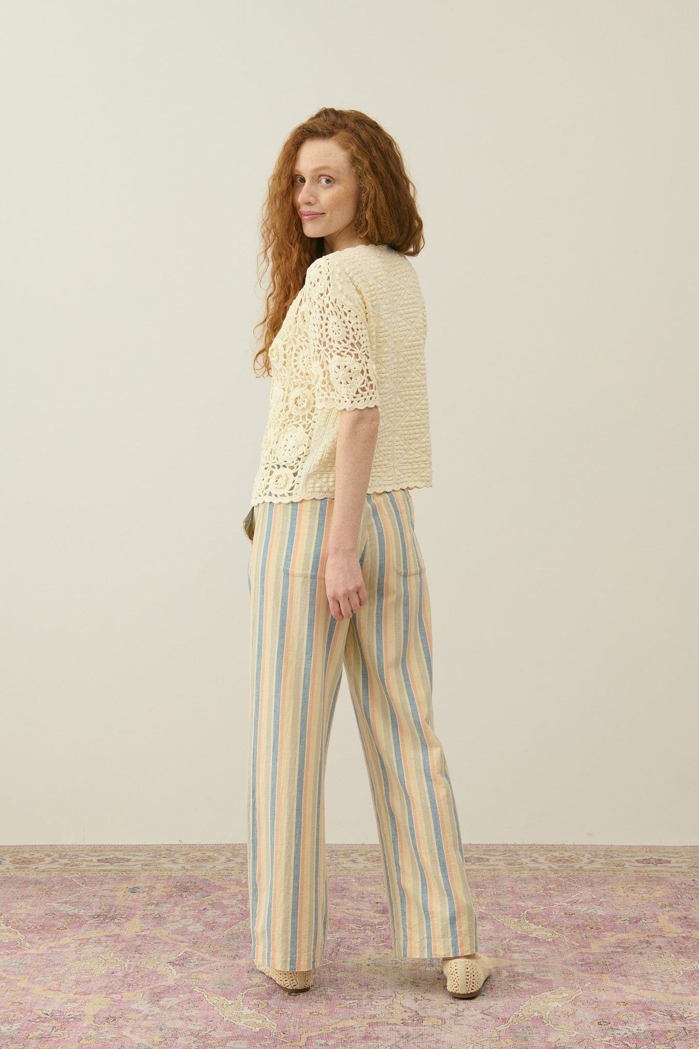 PANTS NOVINO SAND RIVIERA STRIPES 2