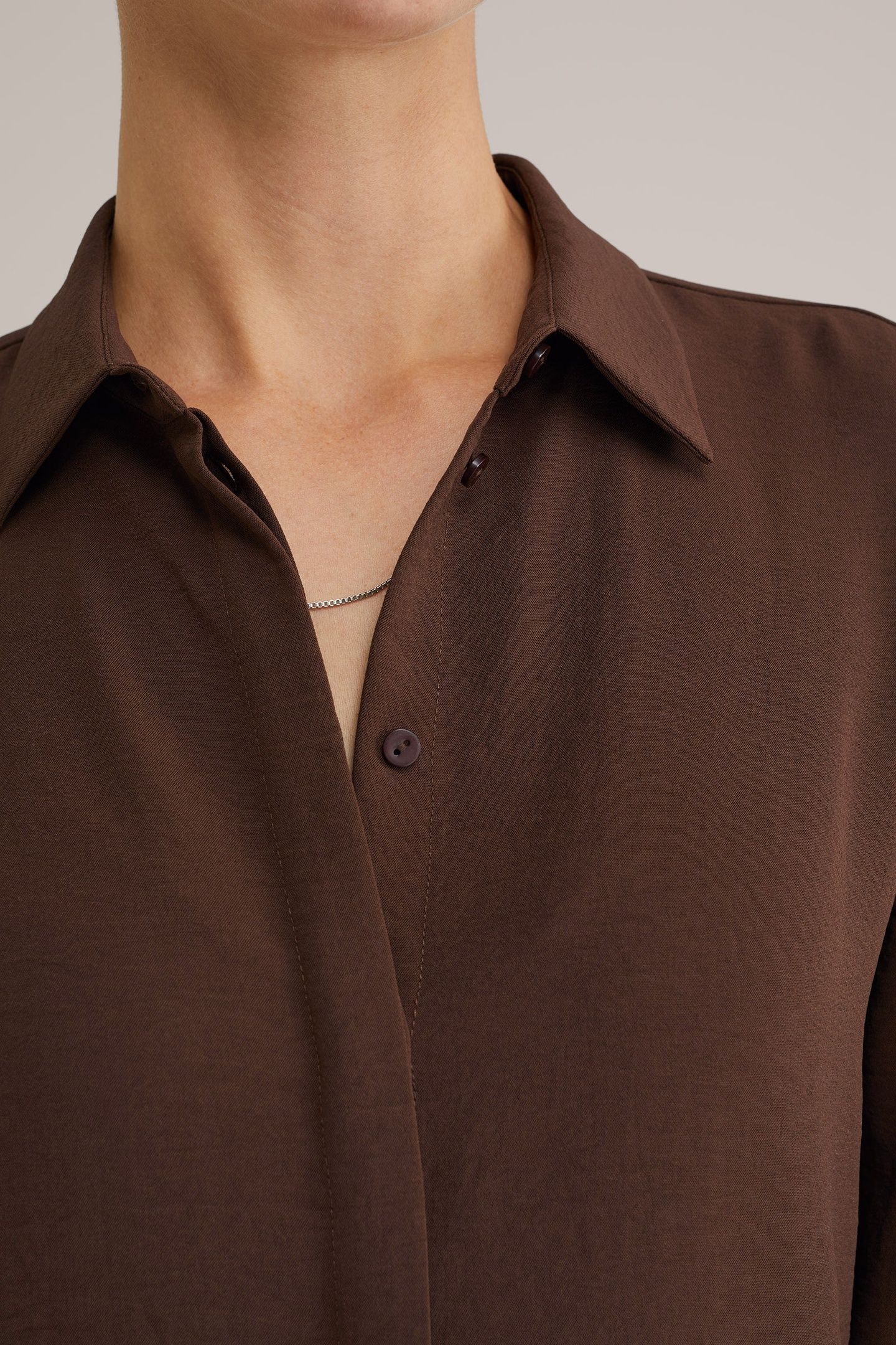 BLOUSE DARK BROWN 5