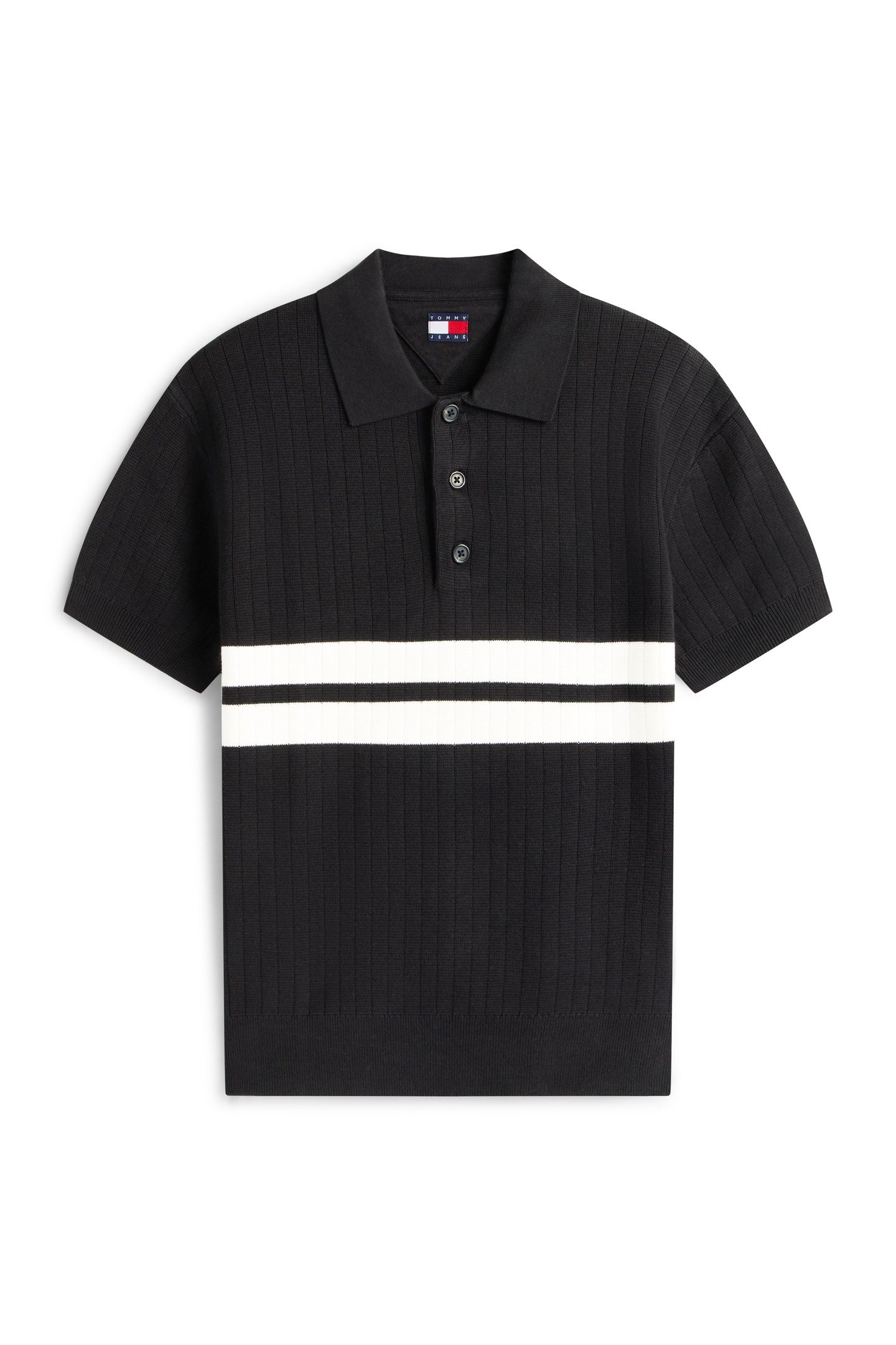 TJM REGULAR SS KNITTED SWEATER BLACK 5