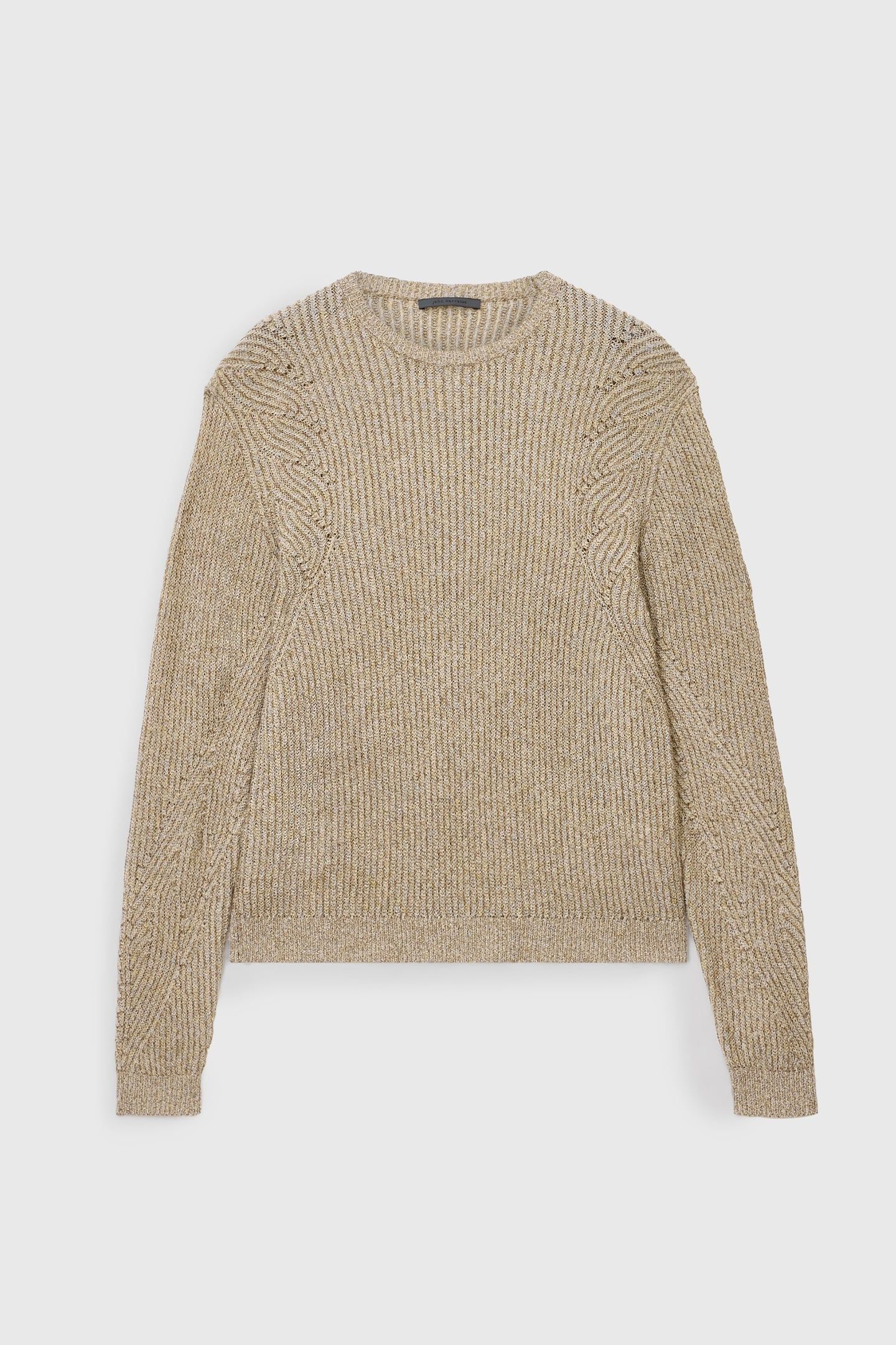 VEJANO REGULAR FIT CREWNECK WITH ANGULAR CORK 2