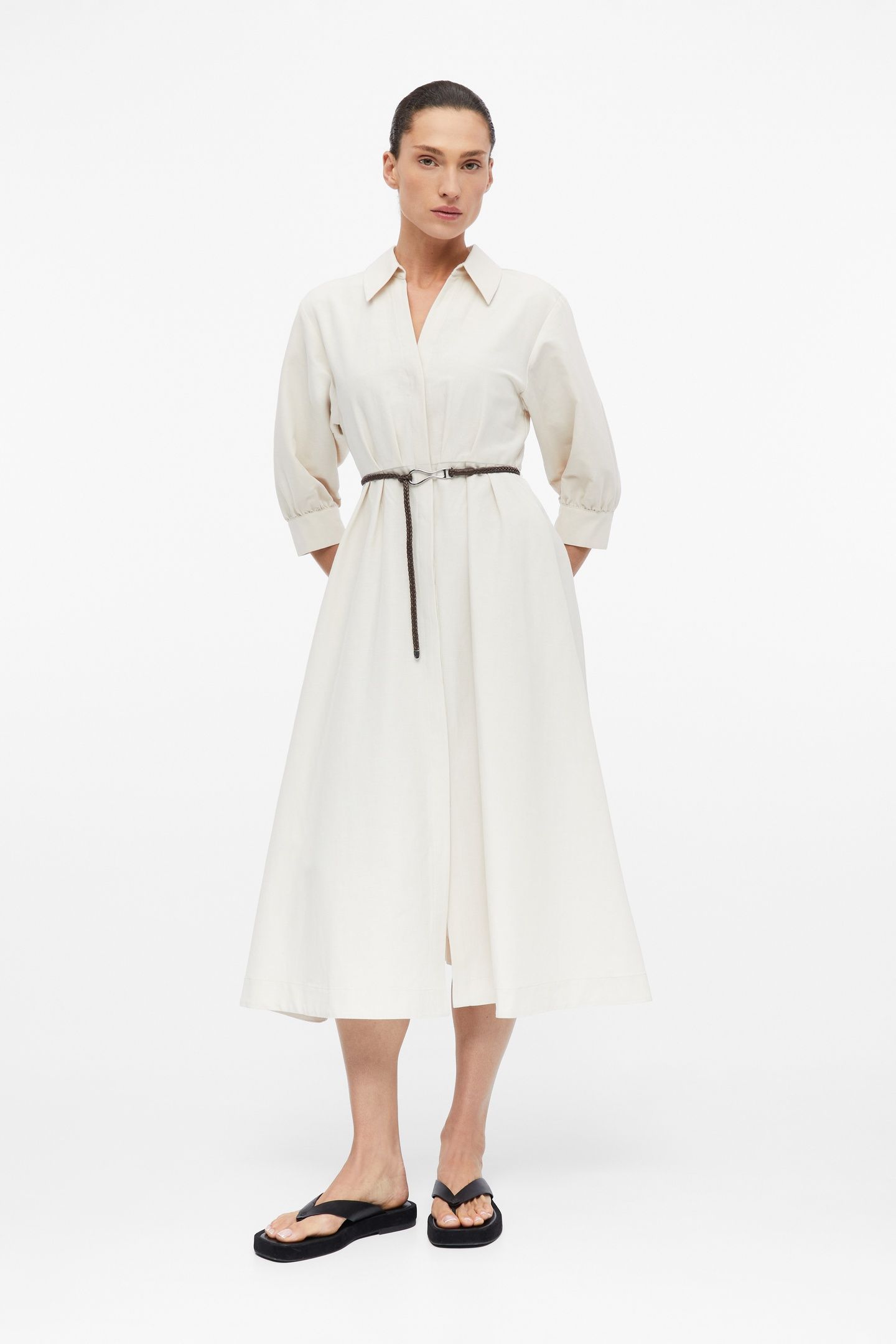 COMMA DRESSES BEIGE 1