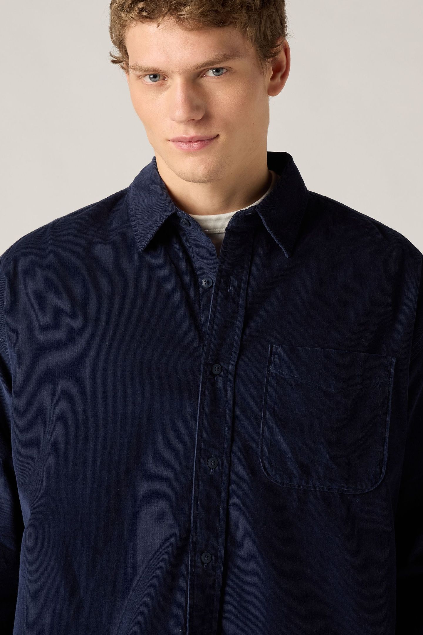 LOOSE BUTTON UP NAVY BLAZER 9