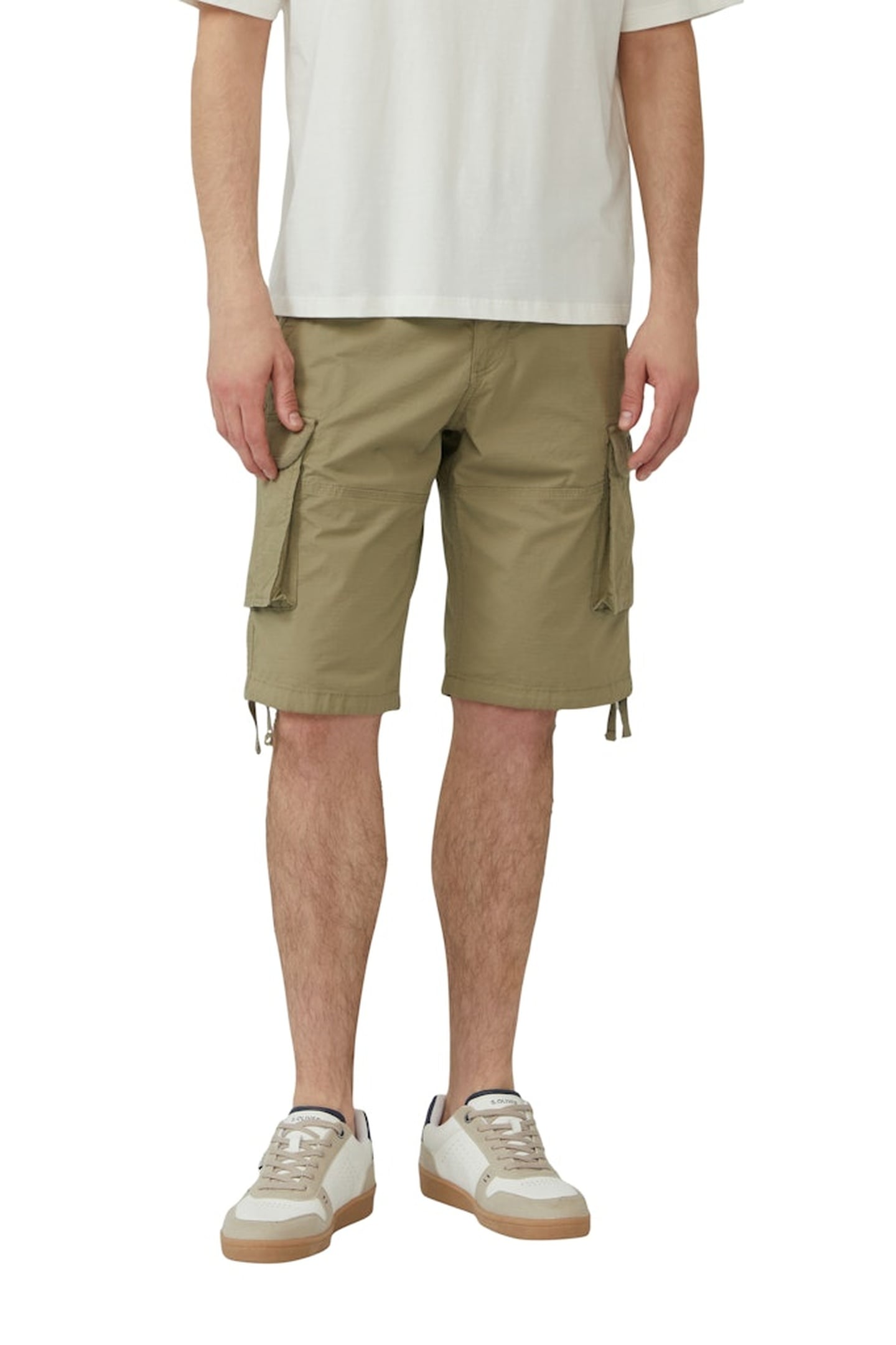 S.OLIVER SHORTS DARK GREEN 1