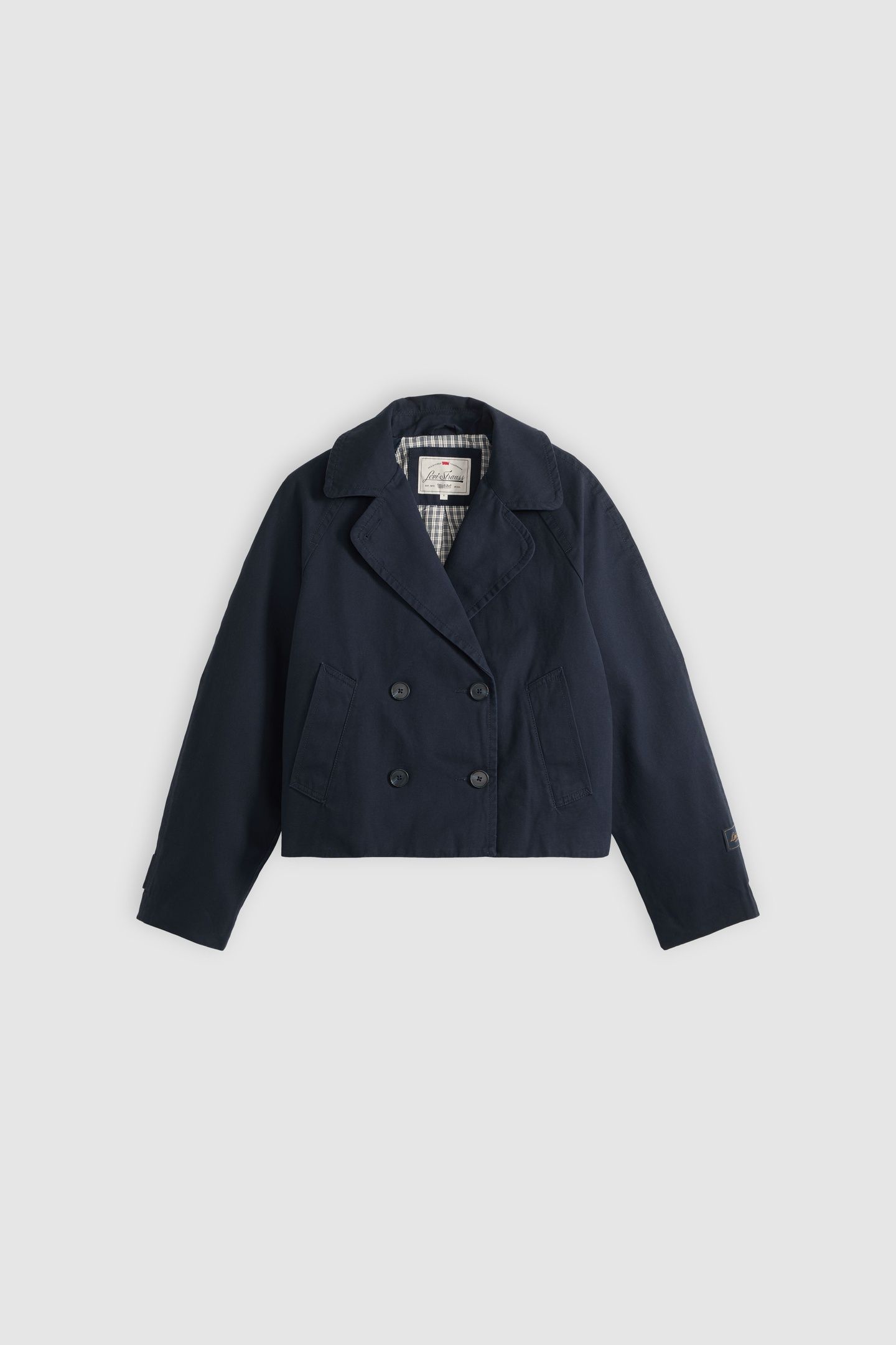 BREE CROPPED SWING TRENCH JACKET 4