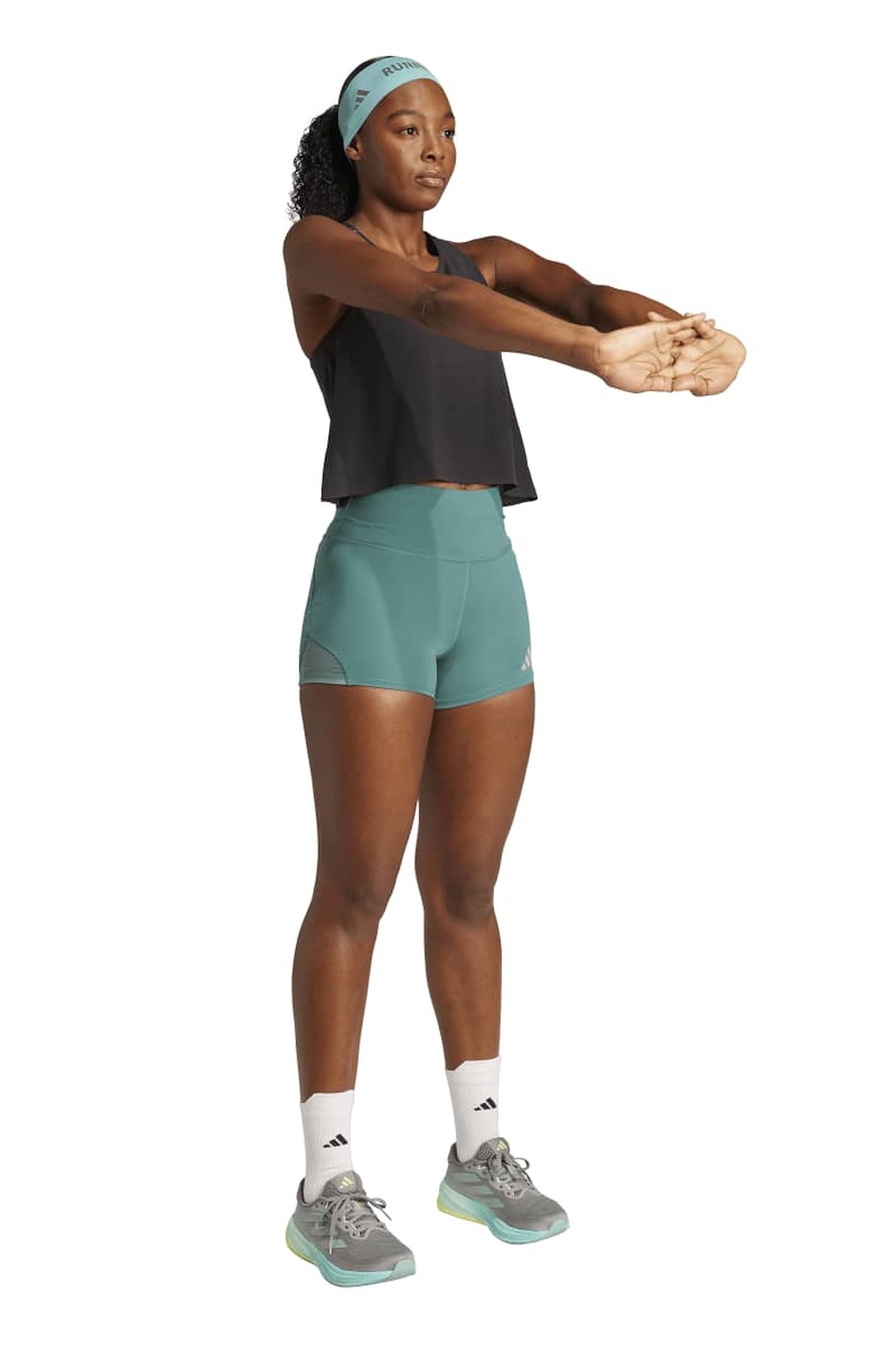 PERFORMANCE ADI365 RUNNING CLIMACOOL+ CROP TOP BLACK 3