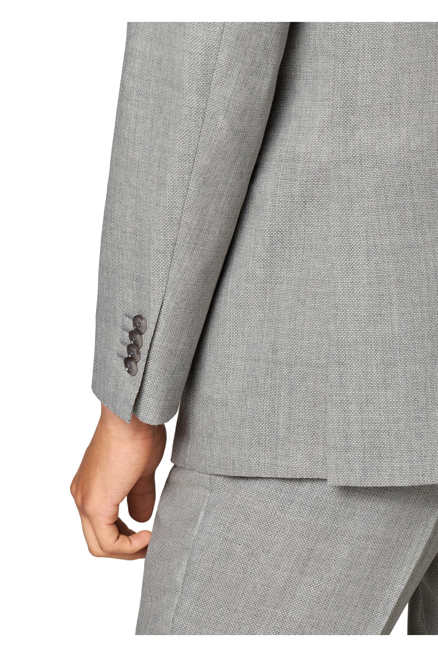 SUIT HAVANA L. GREY PURE WOOL NESTED SUITS LIGHT GREY 11