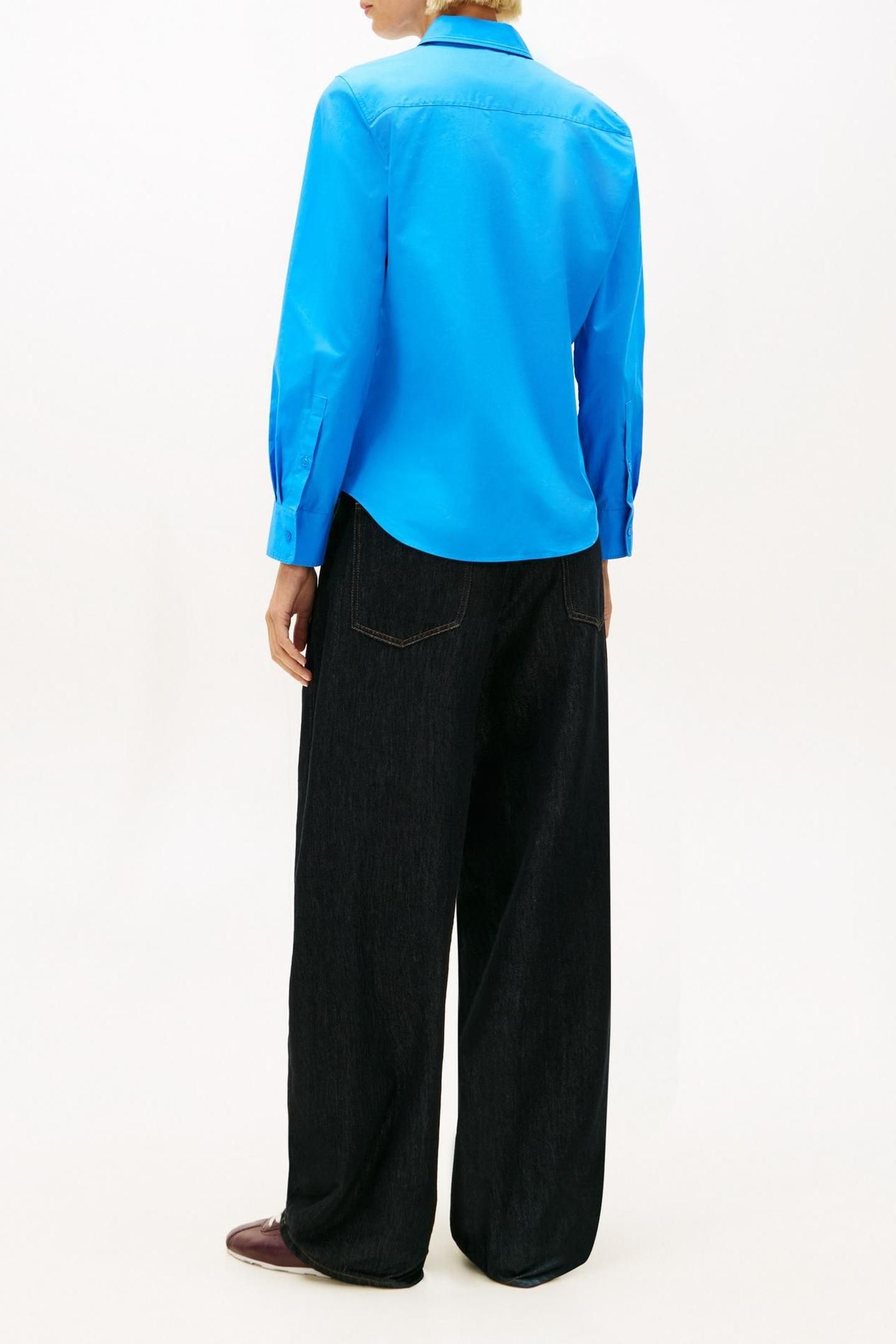 ESSENTIAL POPLIN REGULAR SHIRT BLUE 3