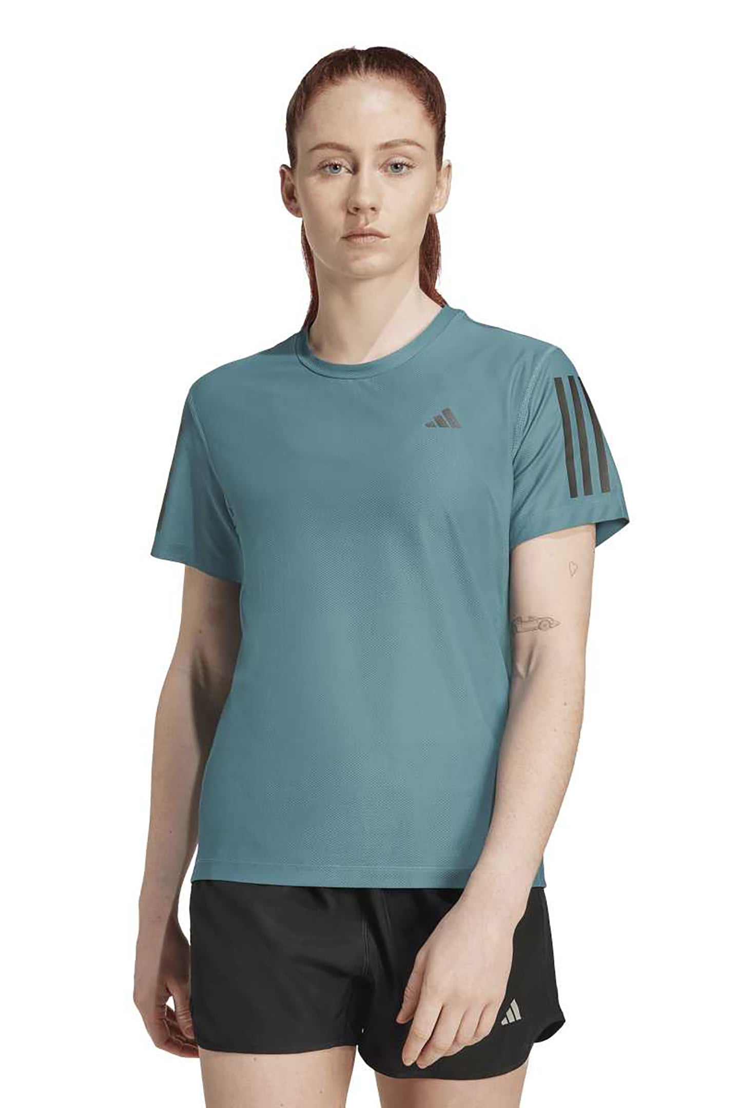 PERFORMANCE OWN THE RUN T-SHIRT PRELOVED TEAL 1