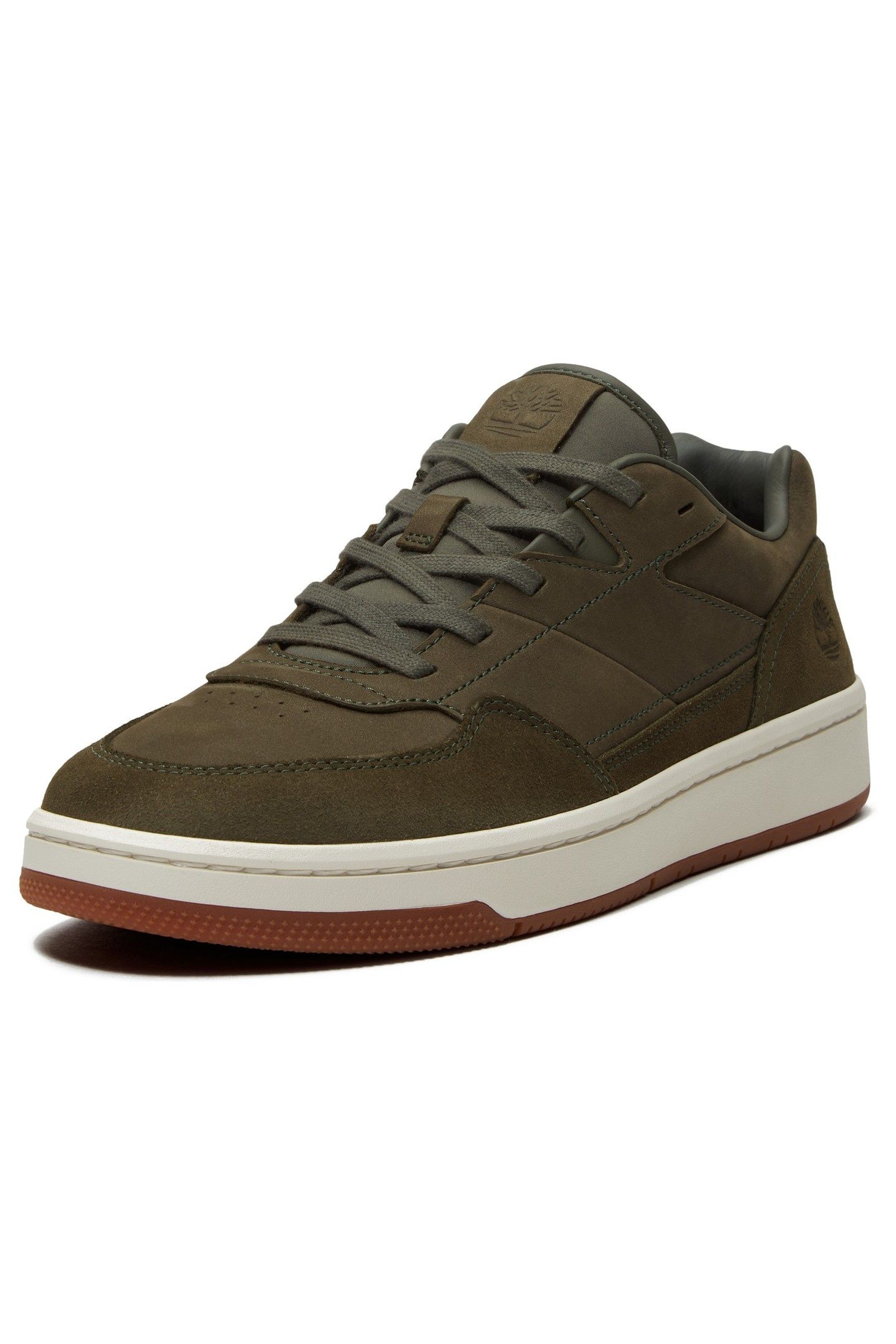 LOW LACE UP SNEAKER DARK GREEN 3