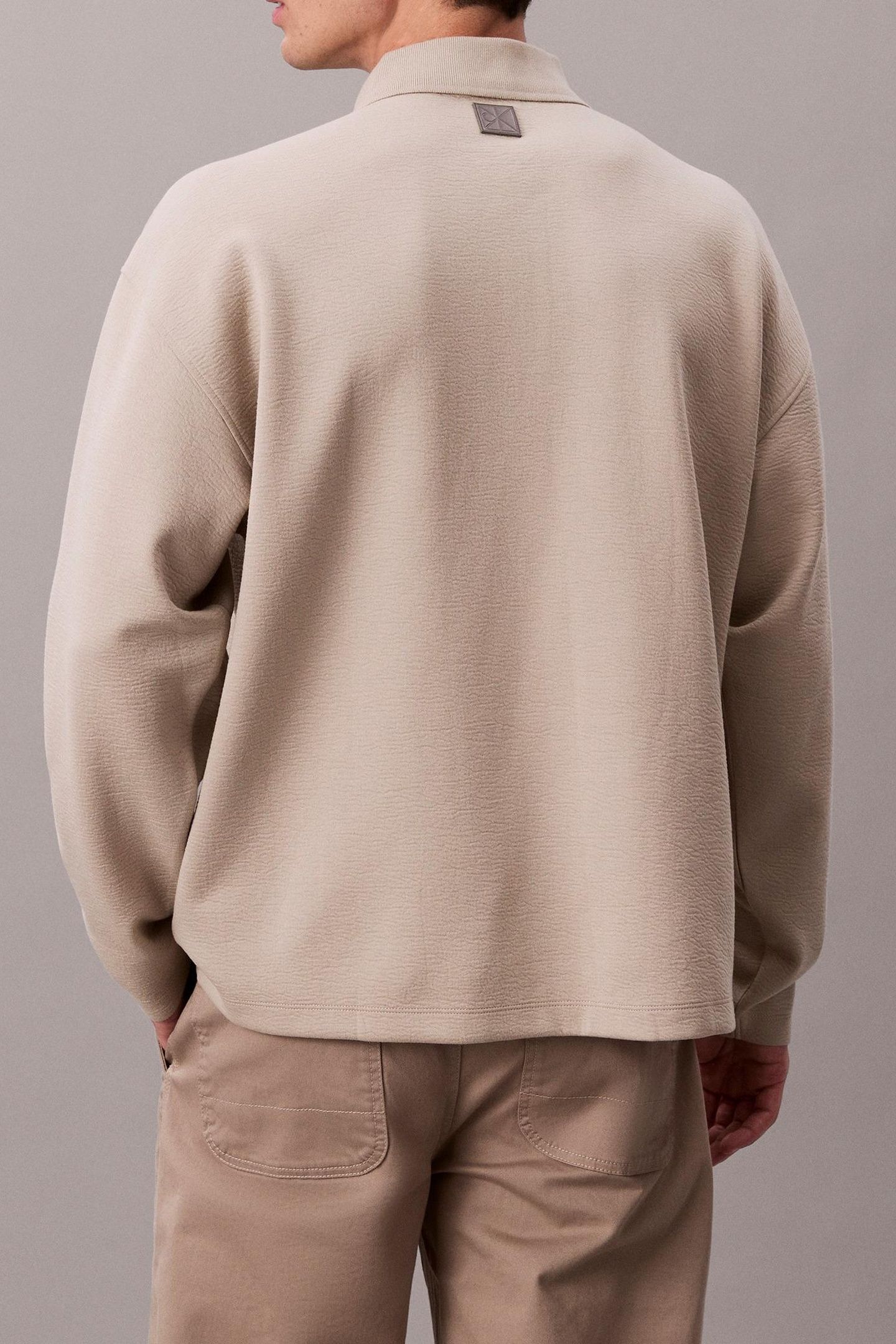 LS CRINKLE CREPE POLO ANCIENT MARBLE 3