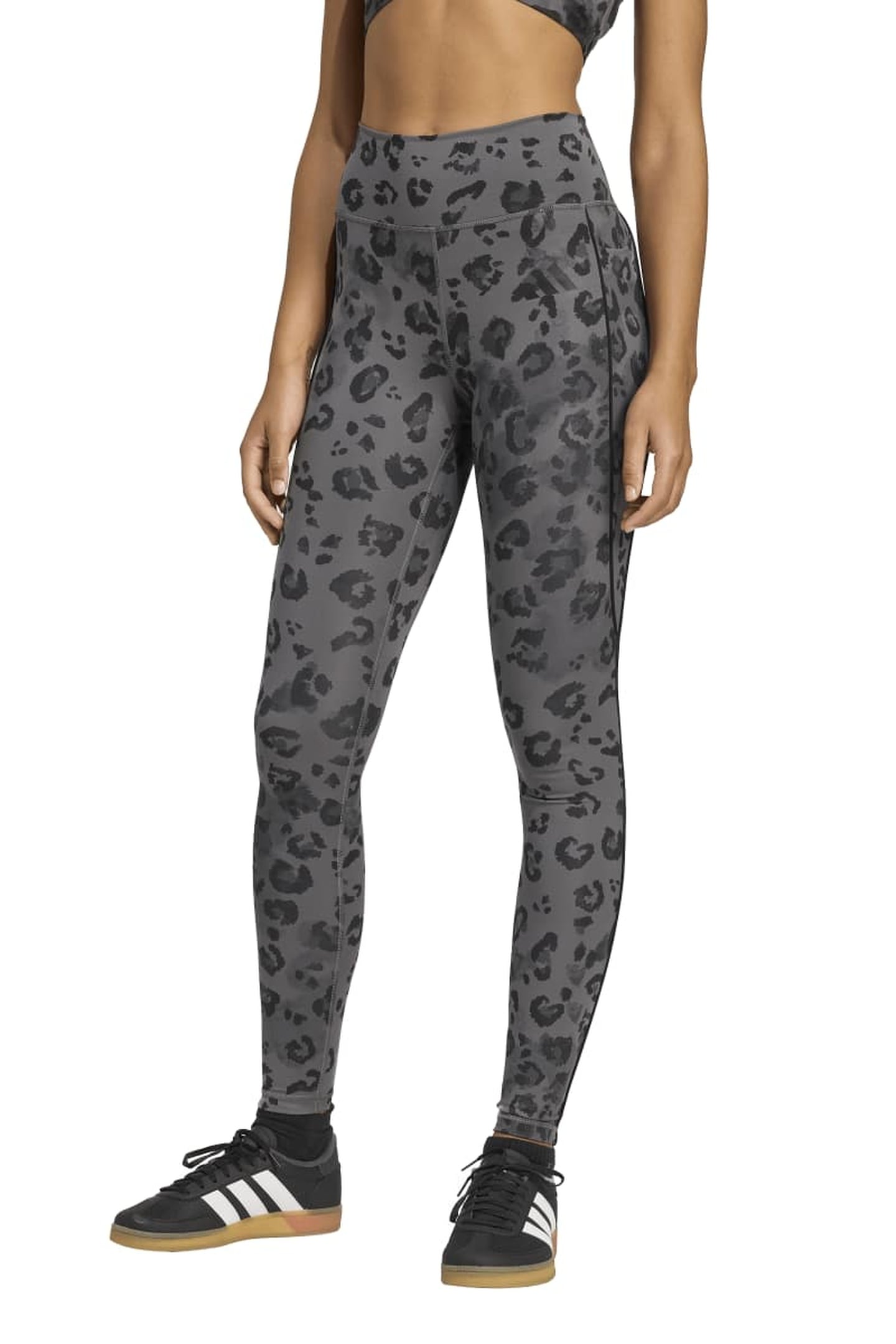 PERFORMANCE OPTIME ESSENTIALS FULL LENGTH LEGGINGS PRINT GRE 1