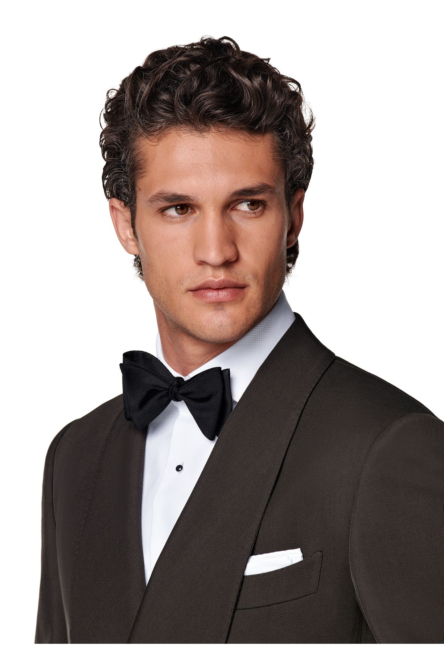 MILANO DARK BROWN PURE WOOL S120 NESTED TUXEDOS DARK BROWN 10