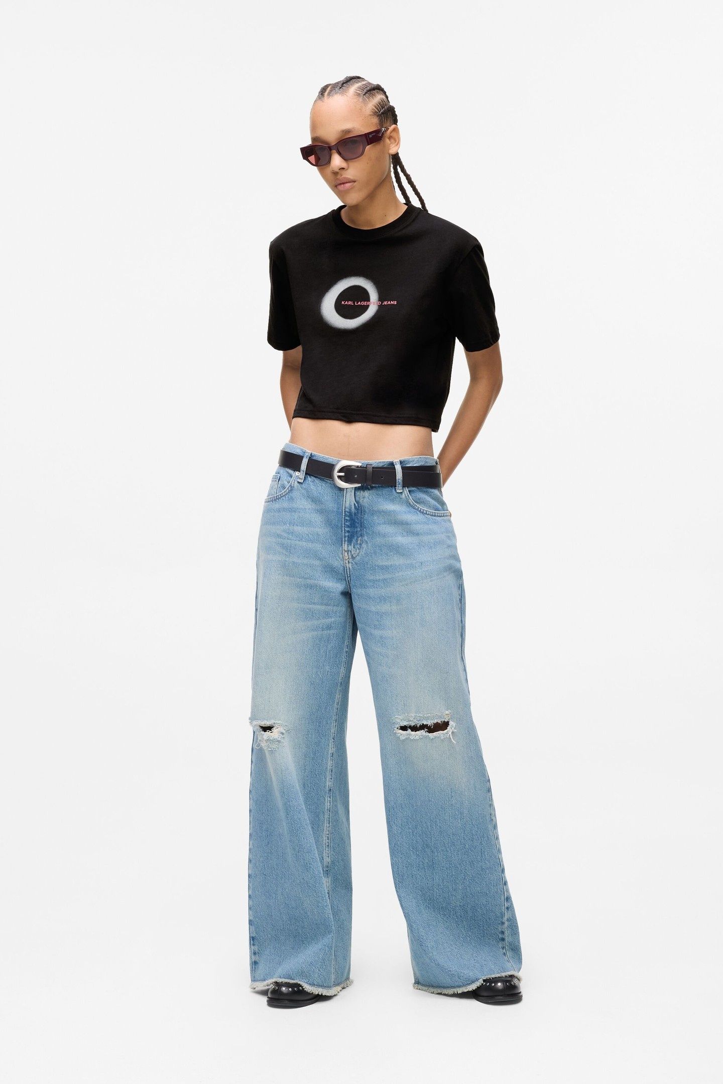 BOXY ECLIPSE GRAPHIC TEE BLACK 3