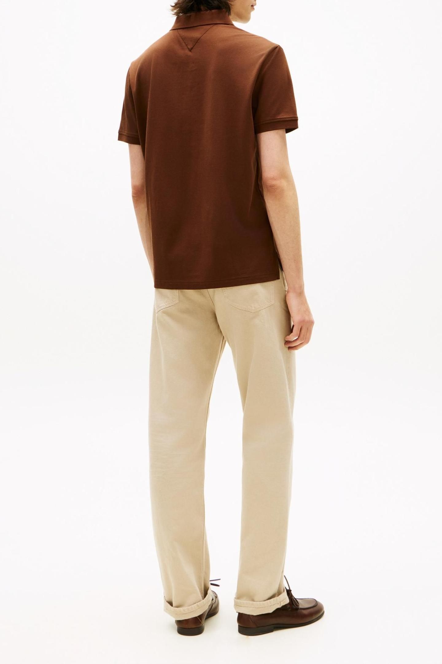HIDDEN PLACKET REGULAR POLO LEGACY BROWN 3