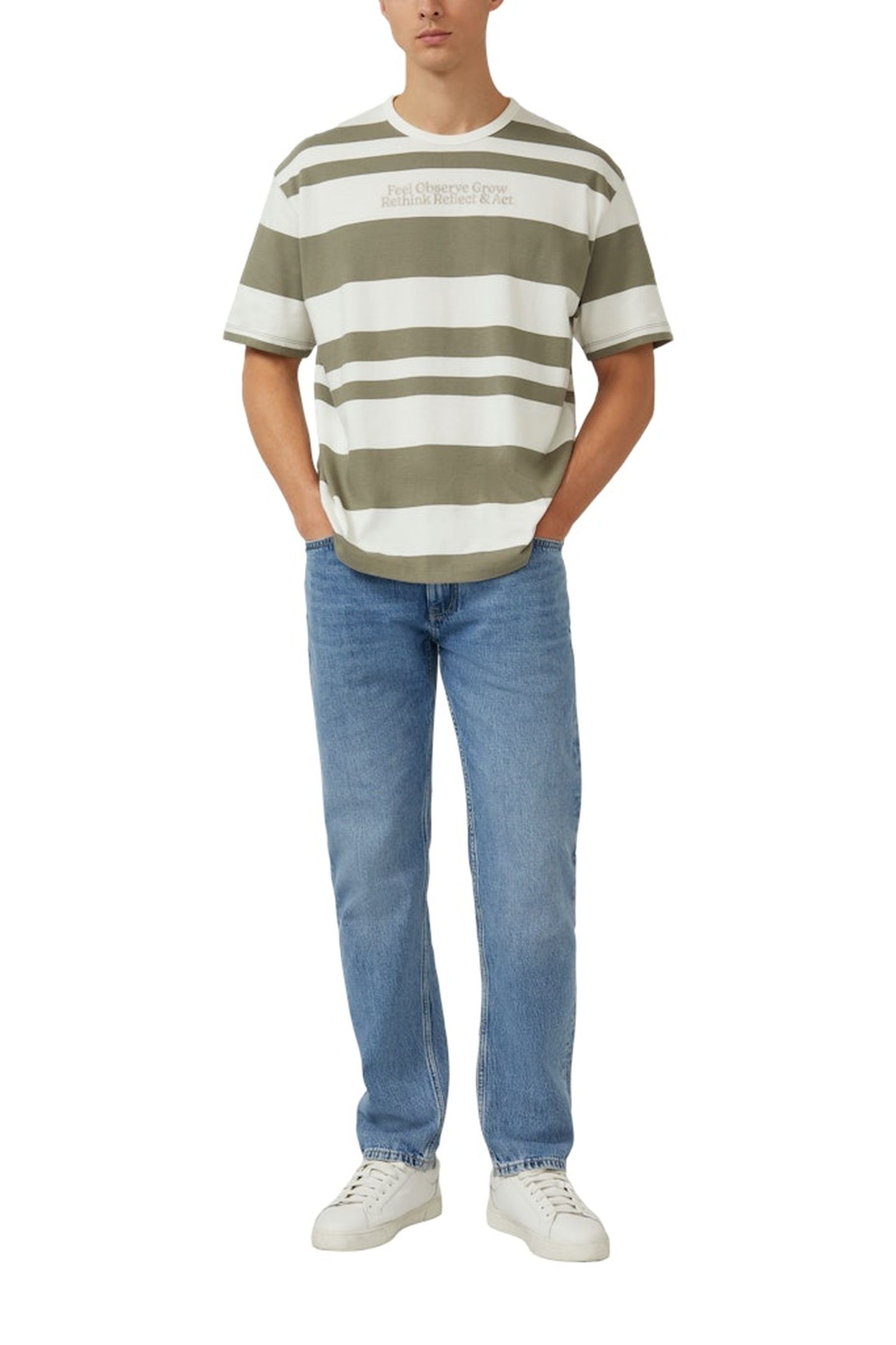 S.OLIVER T-SHIRTS ARMY GREEN 2