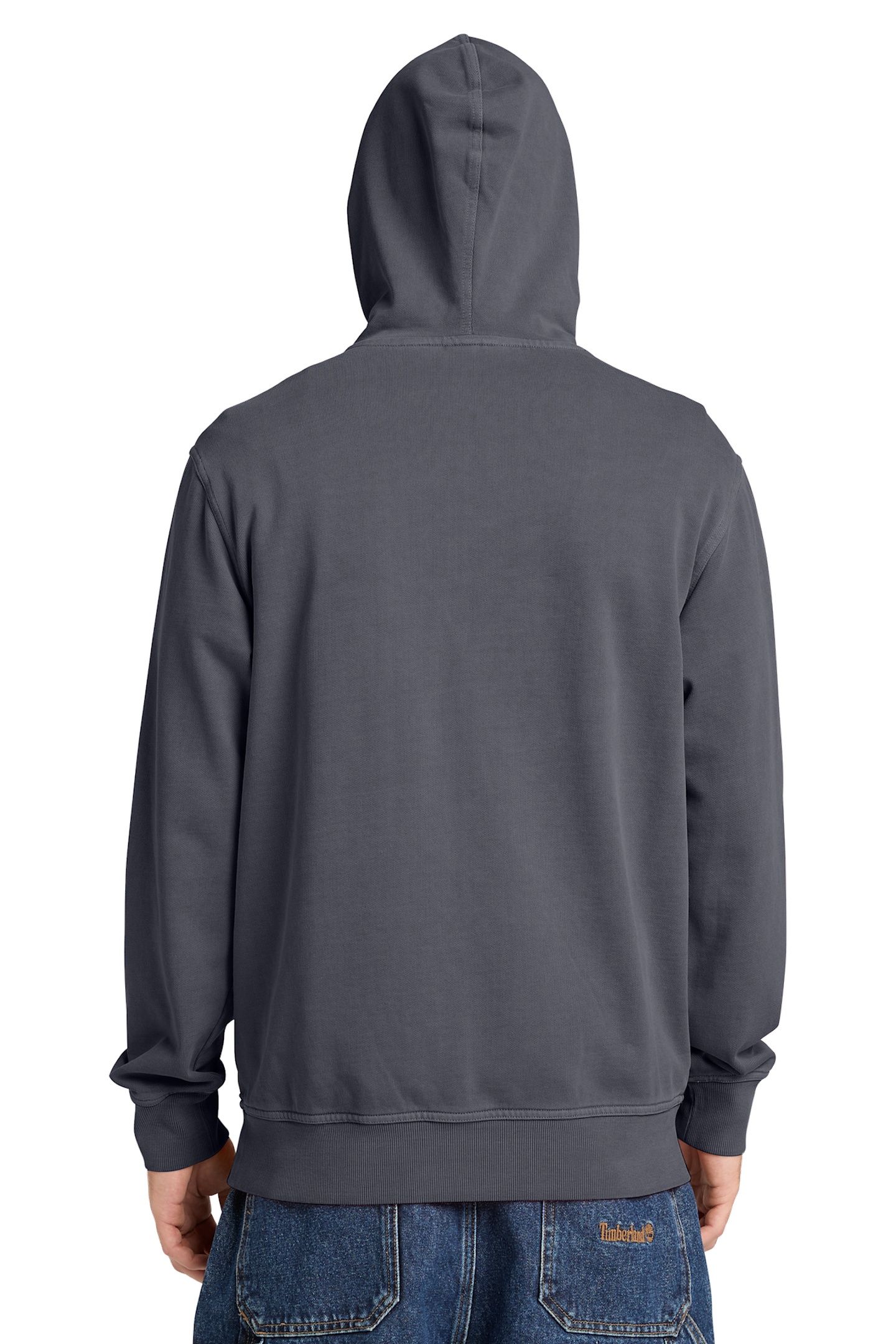 GARMENT DYE HOODIE DARK GREY 2