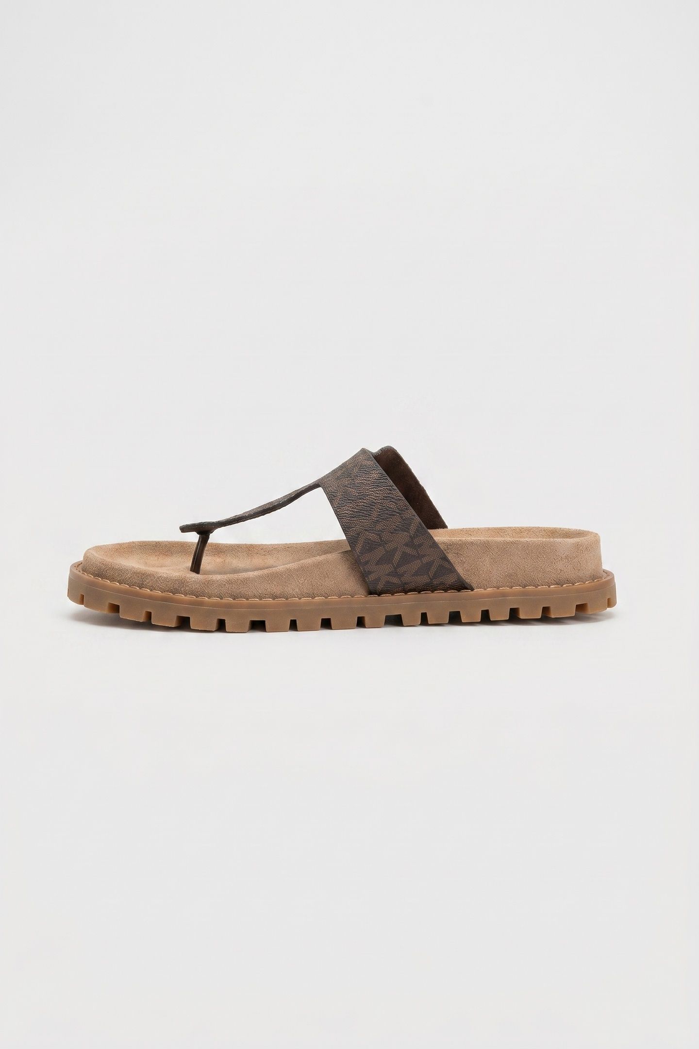 EASTON FLAT THONG BROWN 4