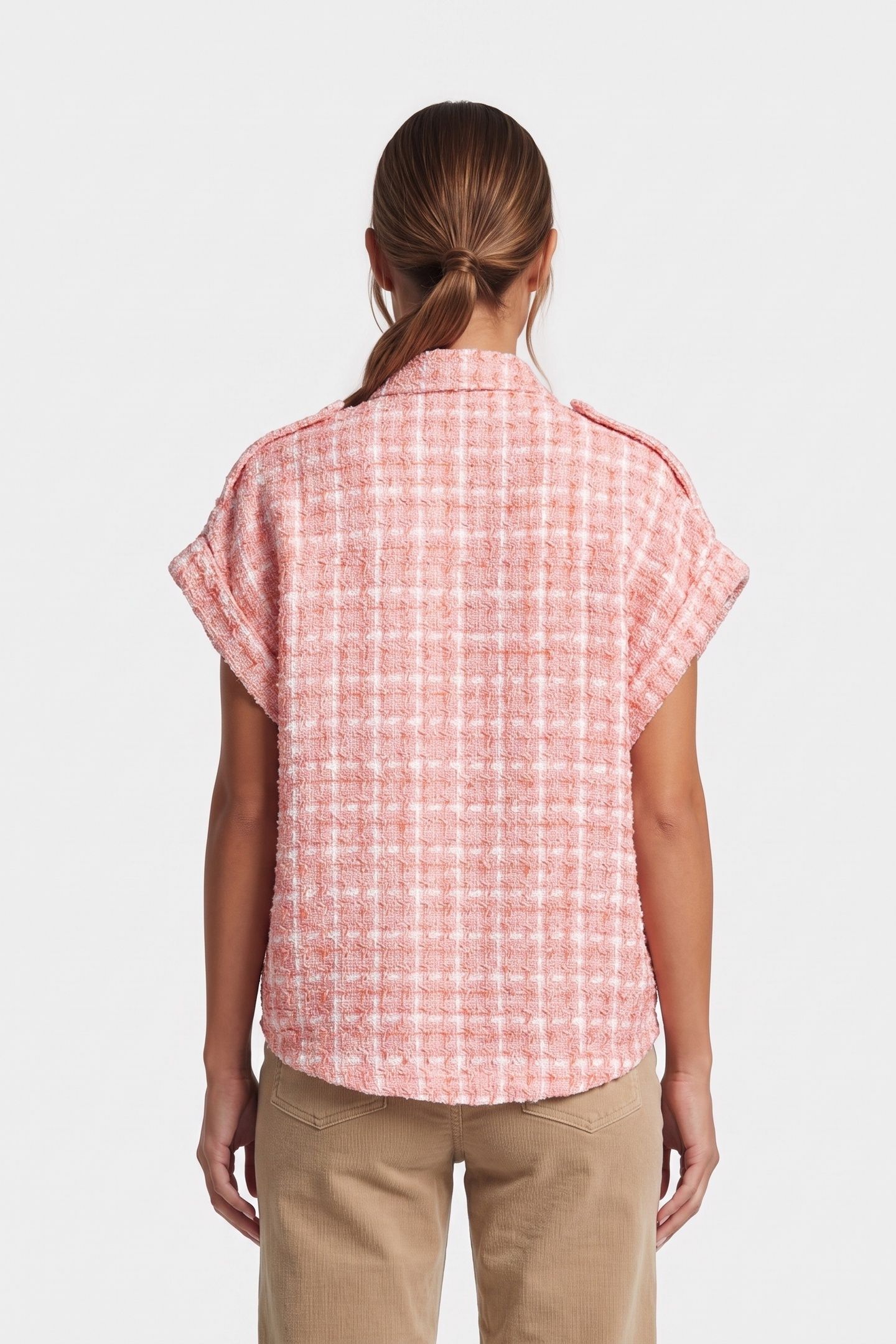 GILSA OVERSHIRT PINK/ORANGE 3