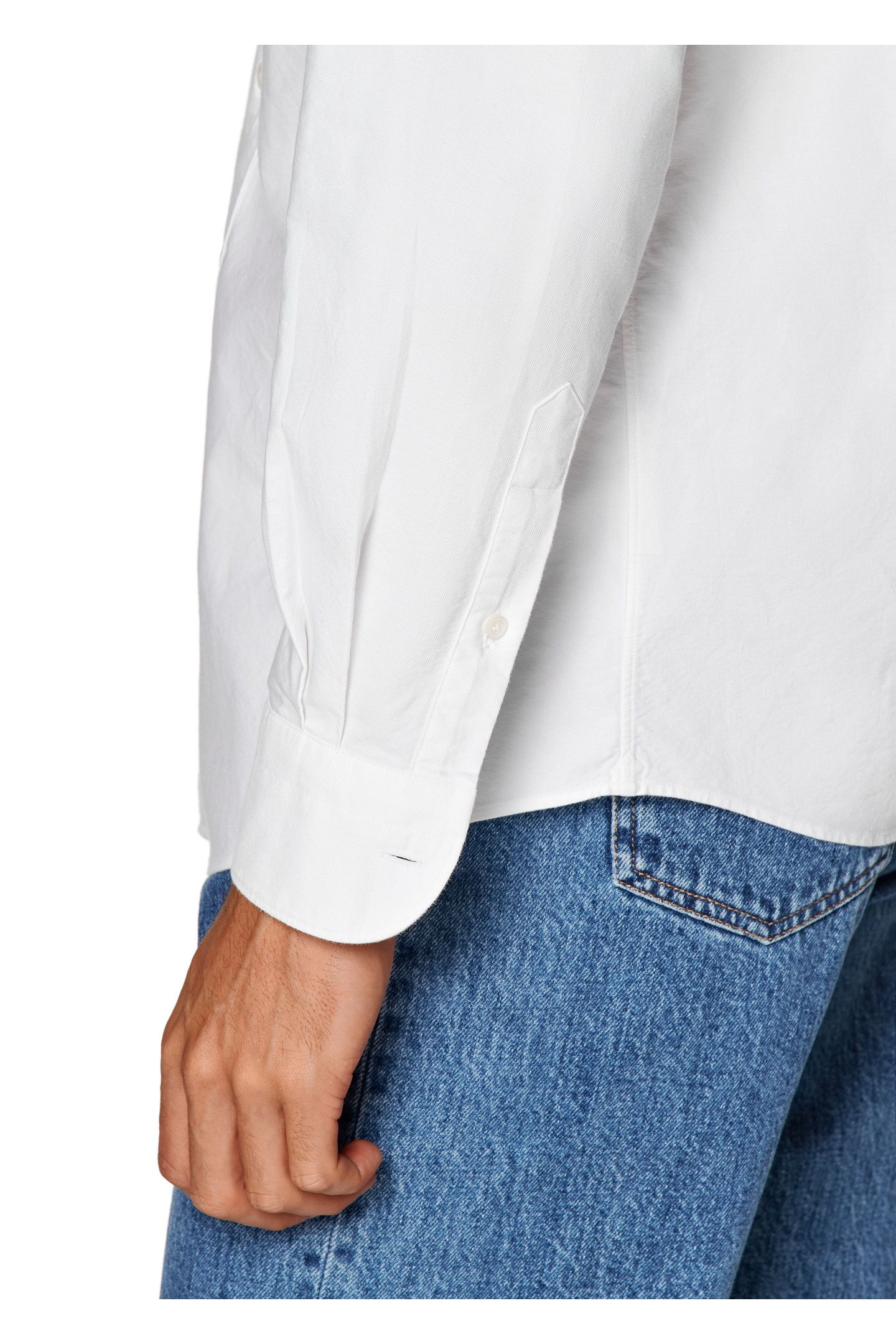 WASHED OXFORD CASUAL SHIRTS WHITE 9