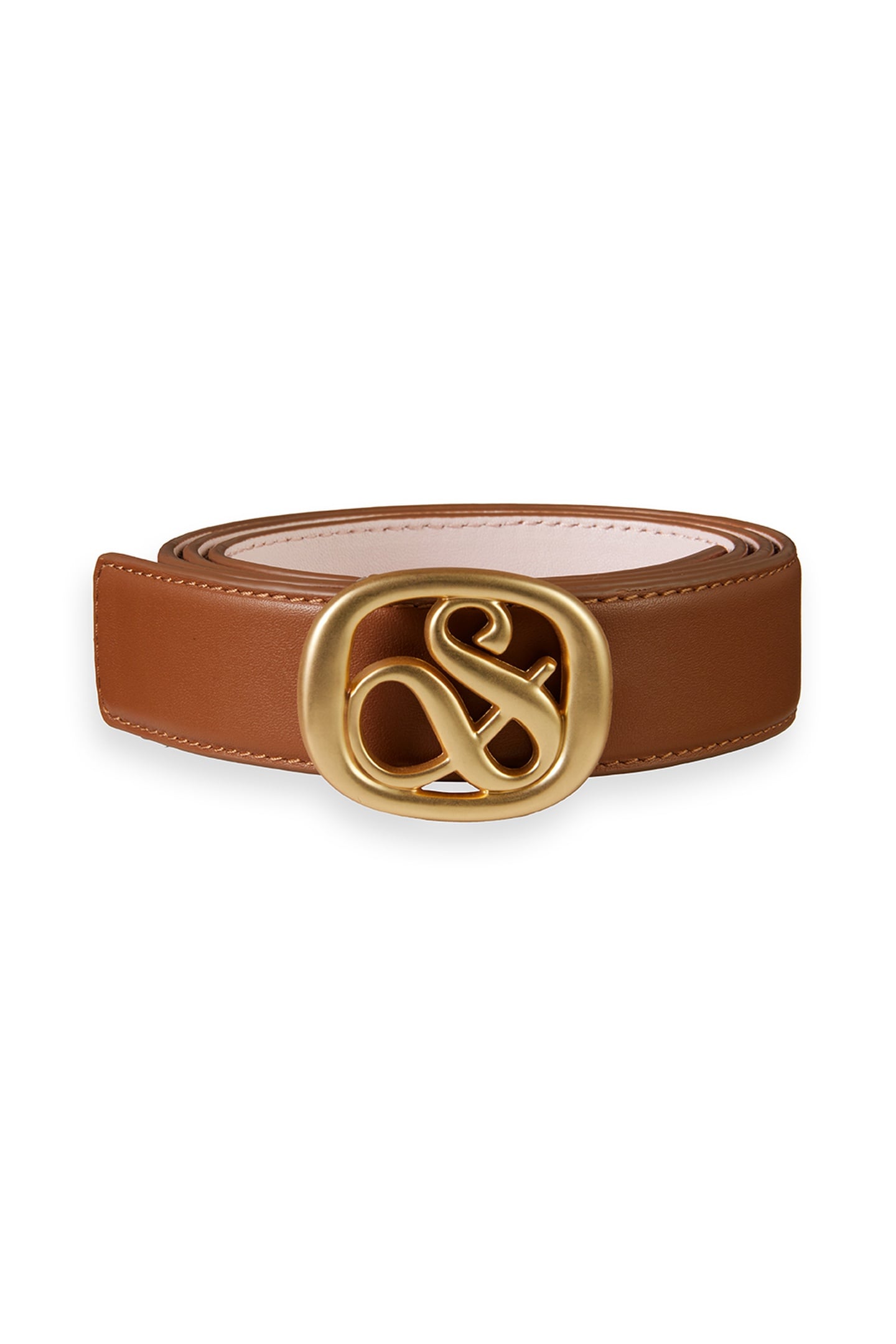 REVERSIBLE AMPERSAND BELT COGNAC 1