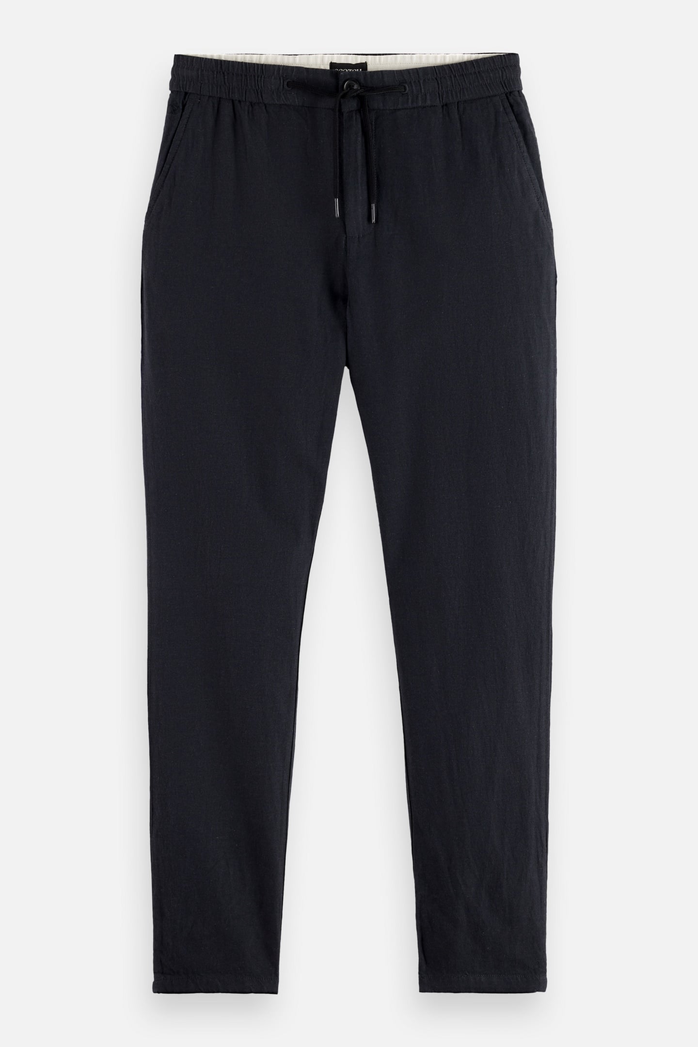 WARREN - COTTON/ LINEN TWILL JOGGER BLACK 3