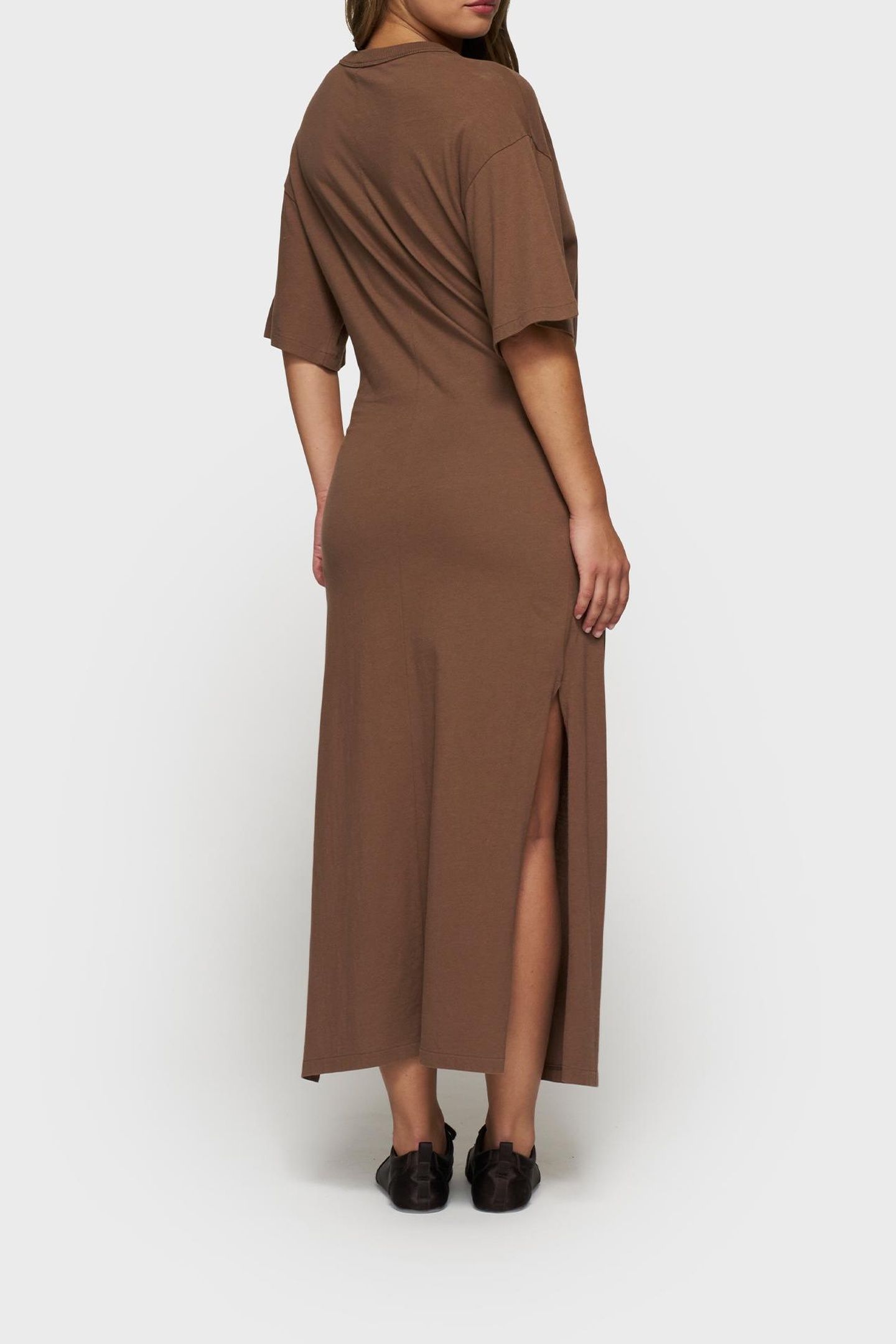 TEE DRESS GATHERING TRUFFLE 2